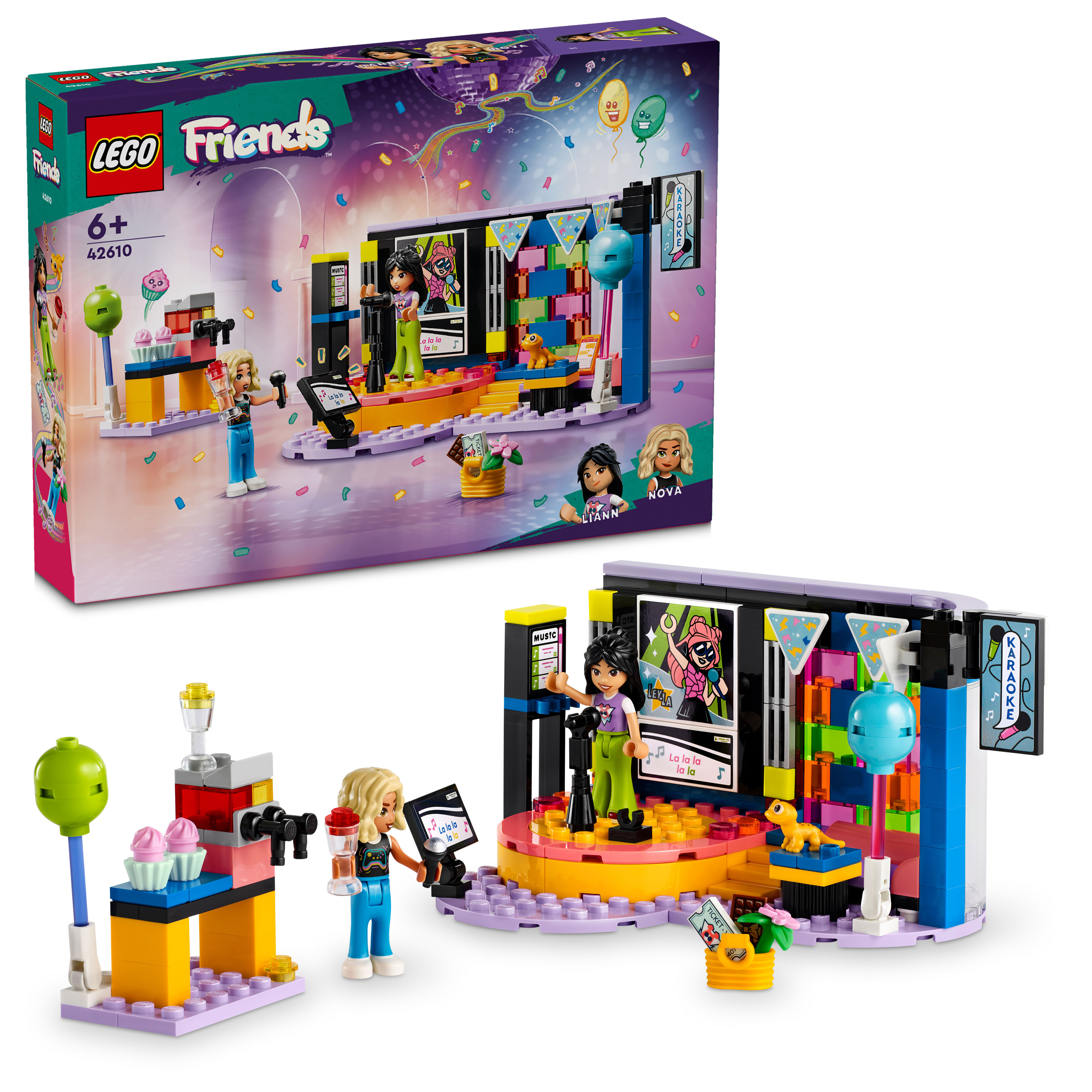 Конструктор LEGO Friends Караоке музыкальная вечеринка блочный - фото 1