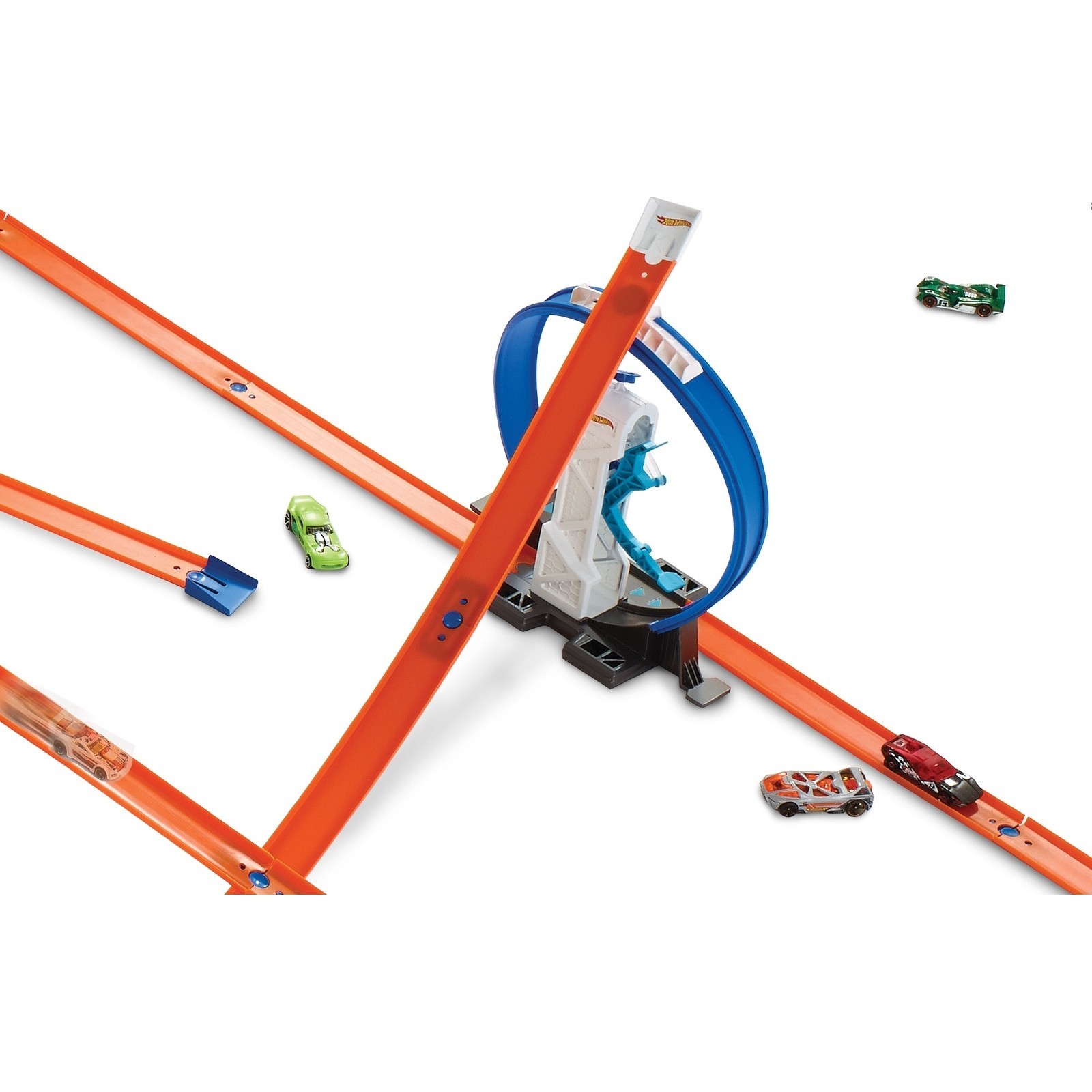 Базовый набор Hot Wheels аксессуаров для трека с машинкой в ассортименте DNH84 - фото 52