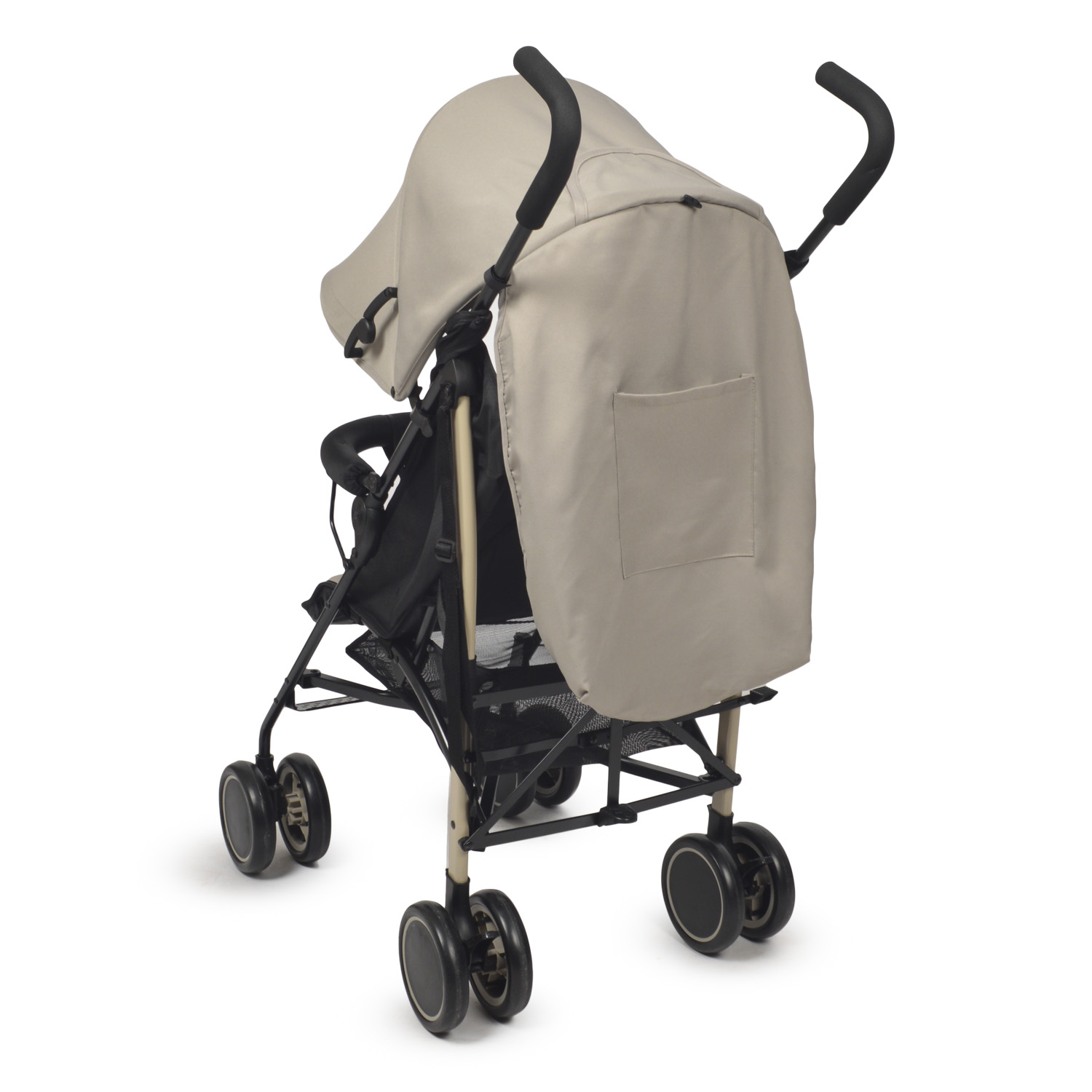 Коляска прогулочная BabyGo Ellipse New бежевый - фото 3