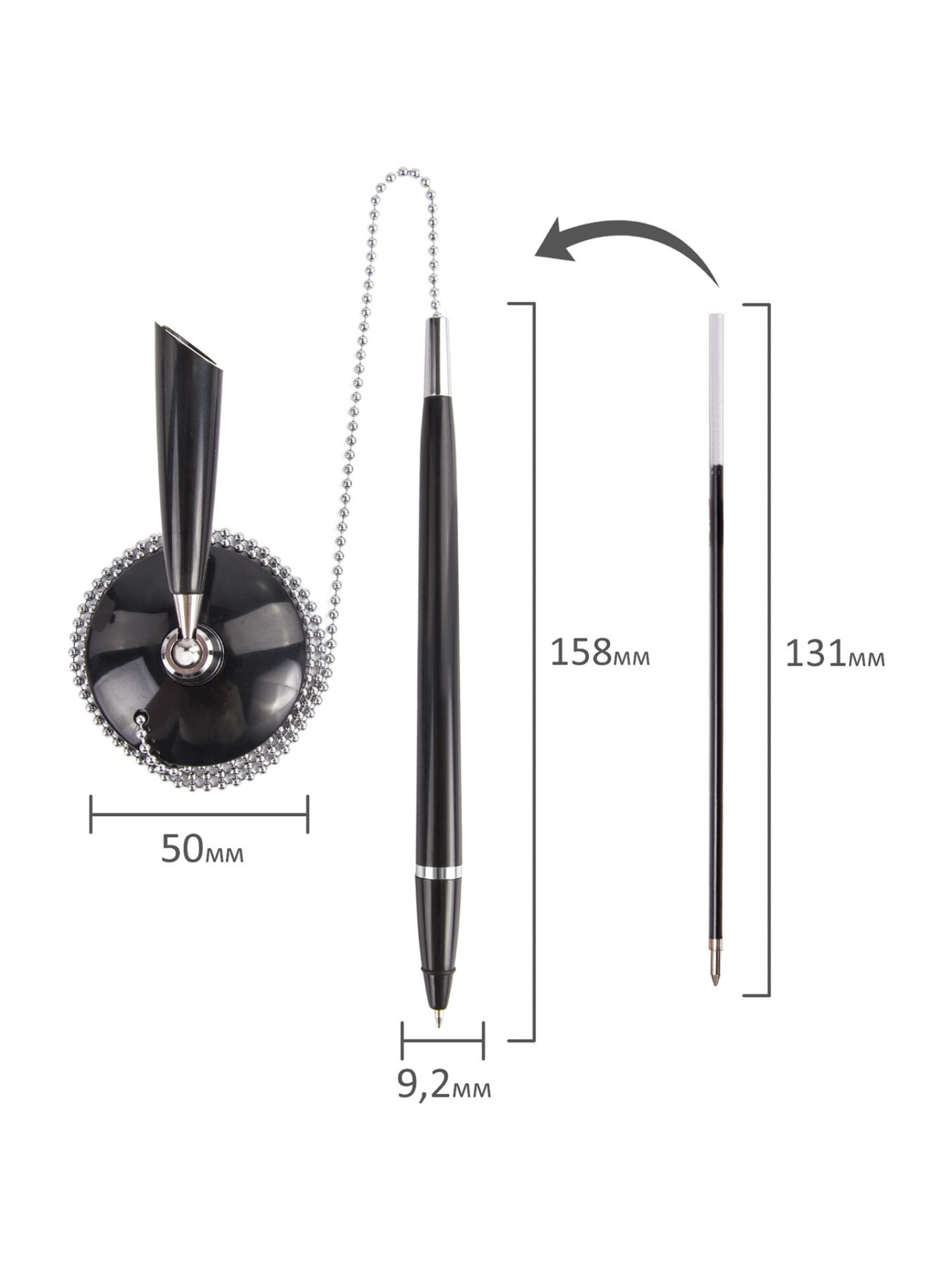 Ручка шариковая Brauberg 1 шт. - фото 12