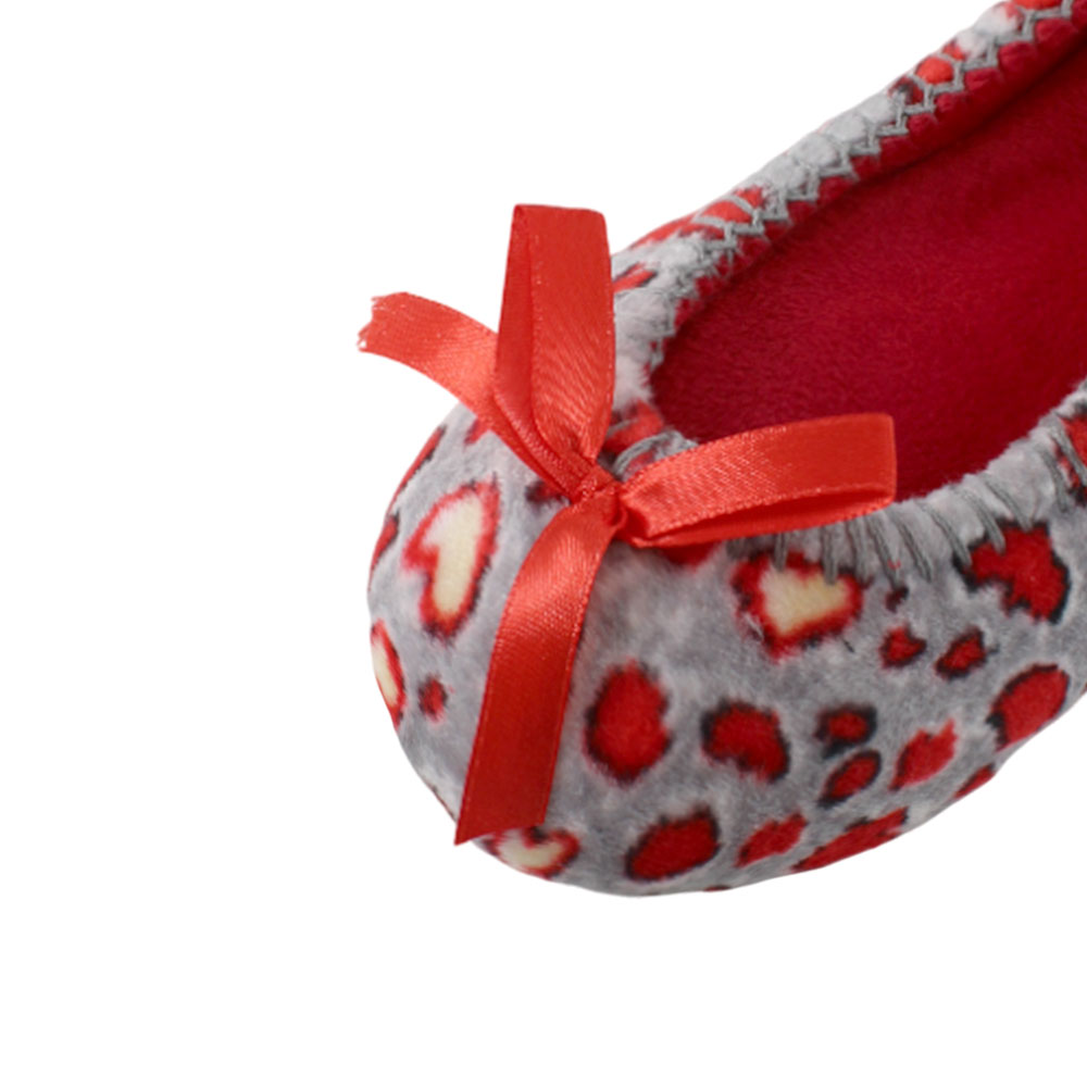 Тапочки Europen A9008-СВ EUROPEN Тапочки домашние,серо-красный - фото 5