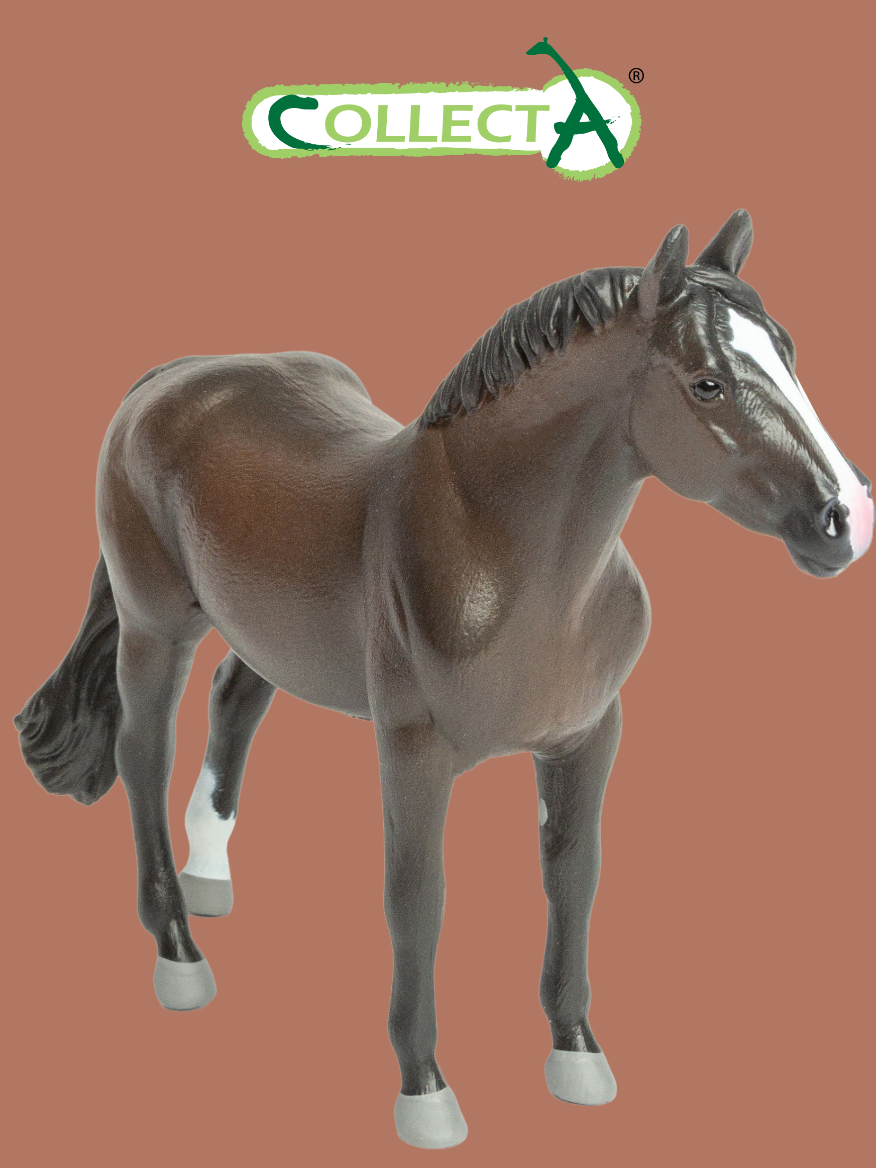 Фигурка Collecta жеребец голштинской породы - фото 1