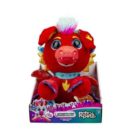 Интерактивная игрушка Robo Pets Дракон Сид плюш символ года