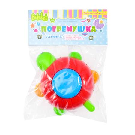 Игрушка Bebelot погремушка Смешная черепашка
