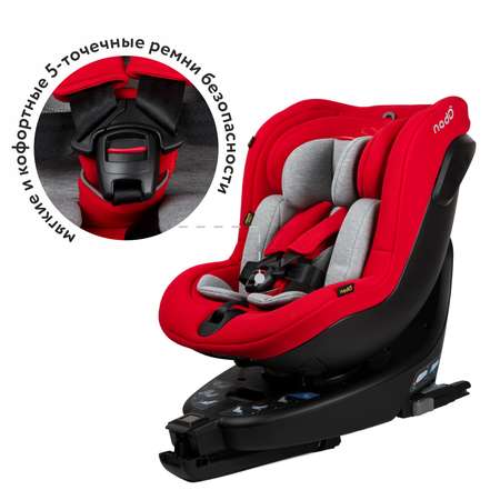 Автокресло nado Garnet red Isofix 0+/1 (0-18 кг)