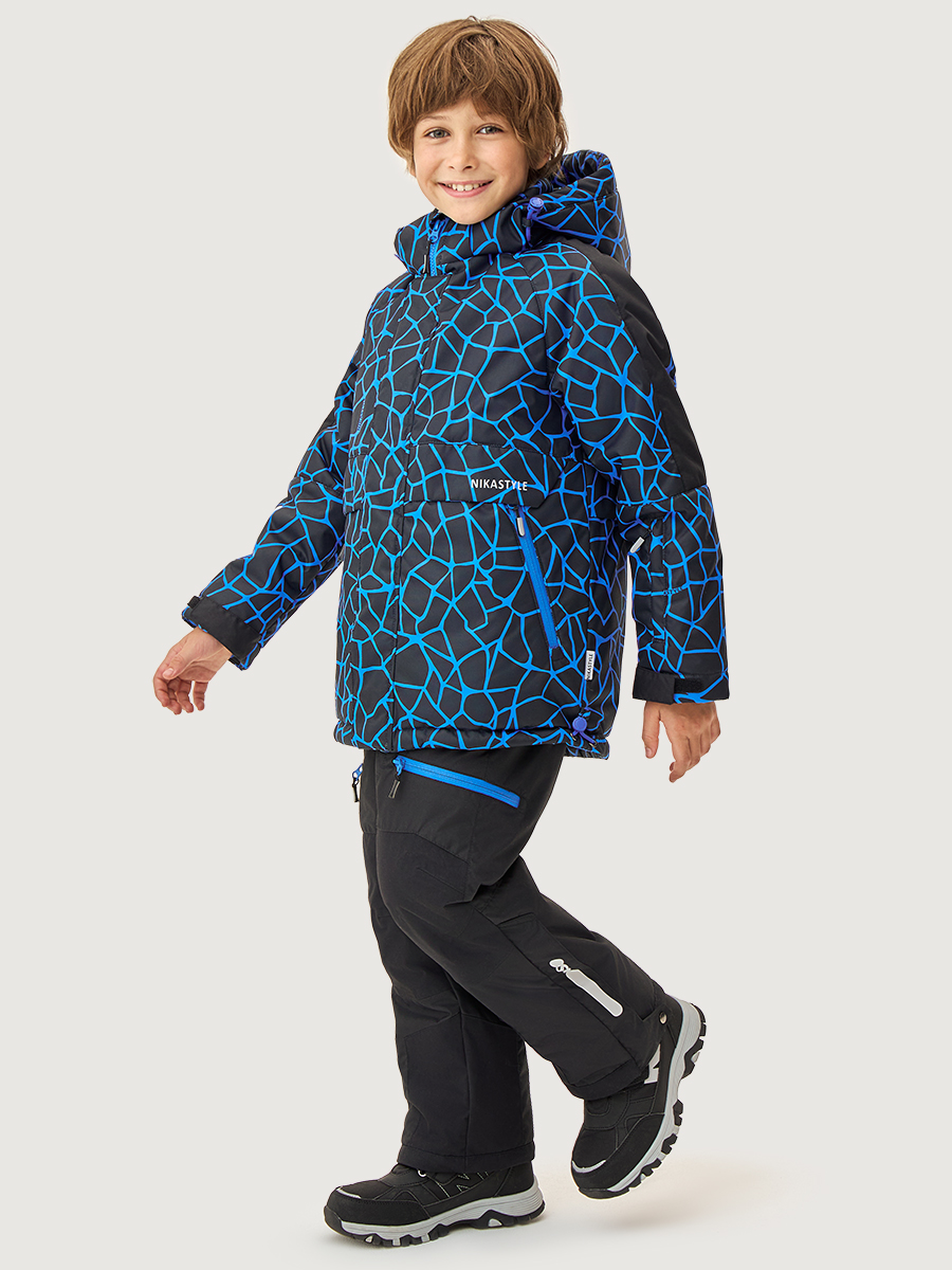 Костюм NIKASTYLE 7з2925 электрик/черный - фото 4