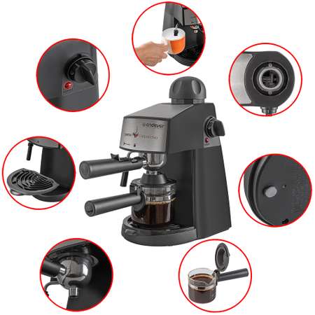 Кофеварка рожкового типа ENDEVER Costa-1050