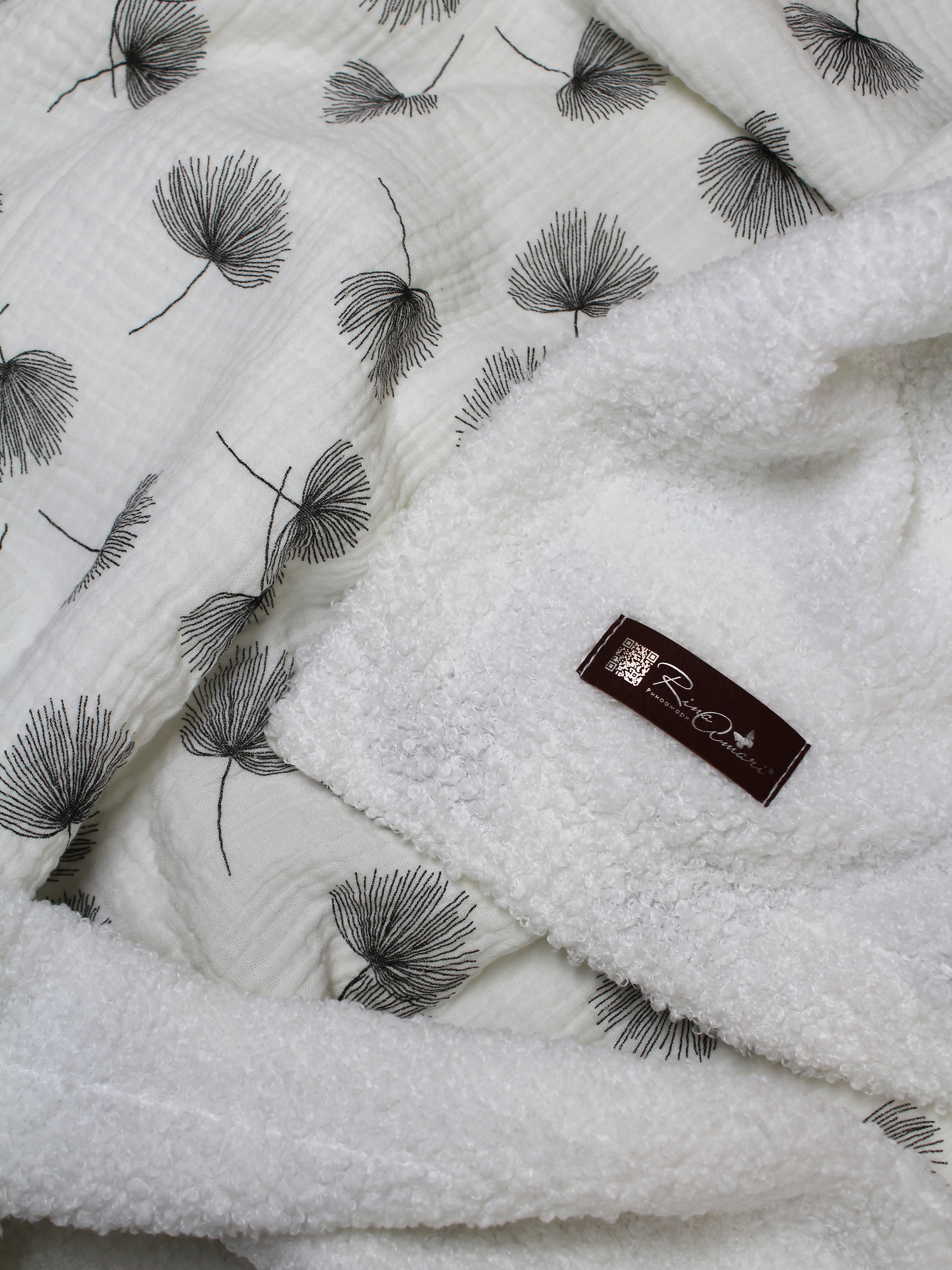 Плед RinaAmari Сахар 100 x 75 см хлопок - фото 6