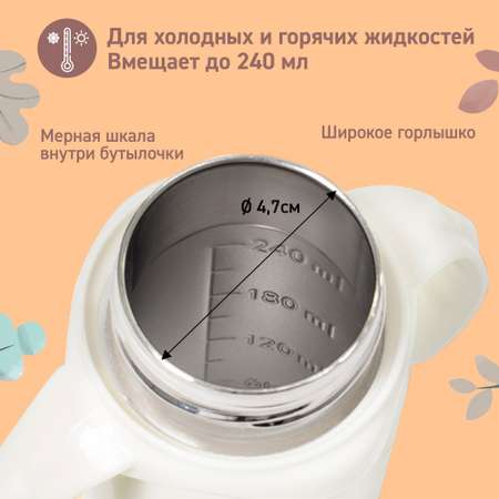 Термопоильник Miniland с соской и ручками Thermobaby Valencia 240 мл