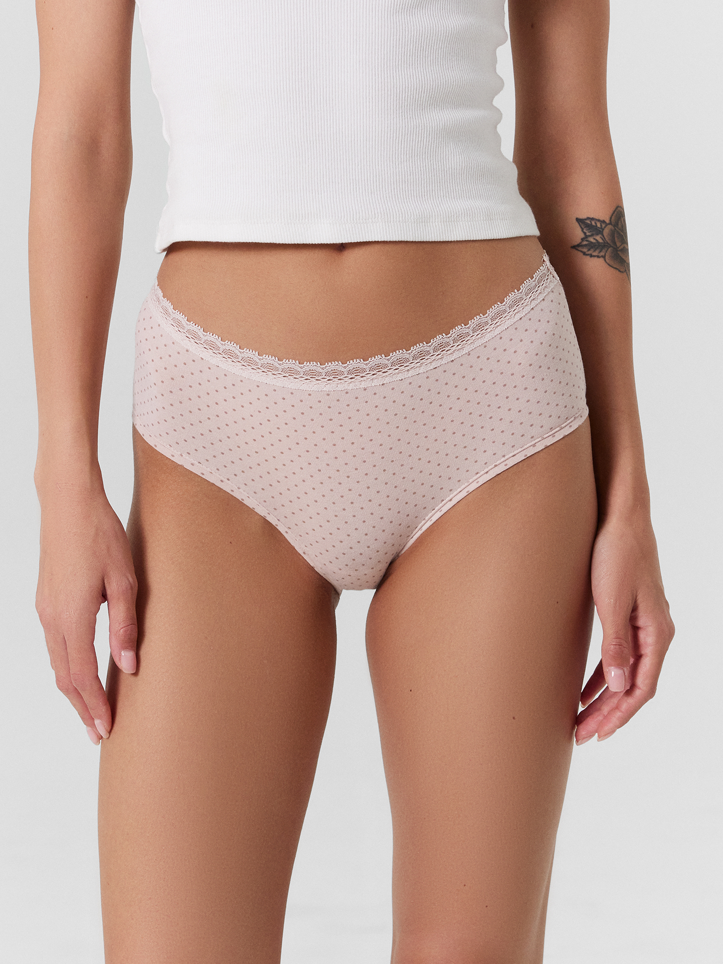 Трусы 3 шт Mark Formelle (Марк Формэль) 412407-3/горошек на серебристом пионе - фото 3