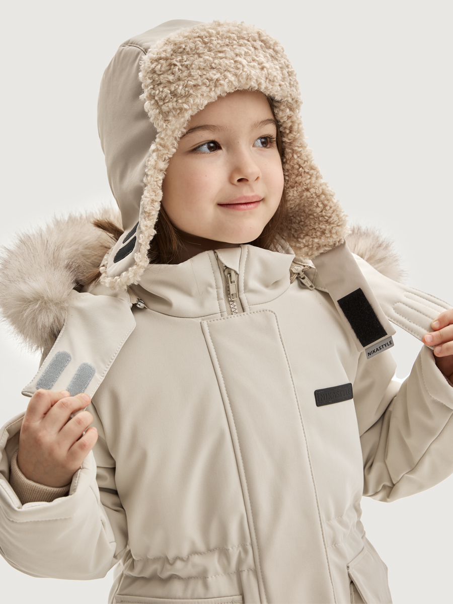 Шапка NIKASTYLE 11з16325 кешью - фото 1