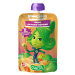 Пюре Фиксики Яблоко-персик с 5 мес 90 г