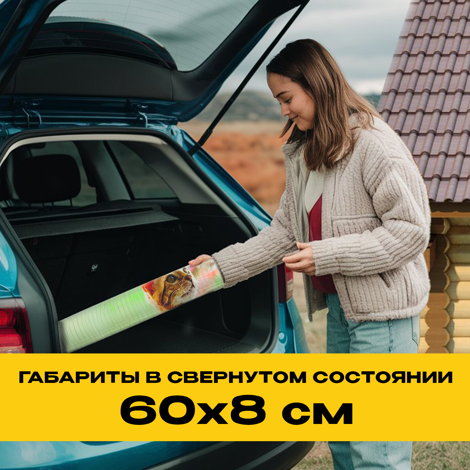 Инфракрасный обогреватель Totmart Котенок не сушит воздух легкий и компактный до 15 м2 - фото 4