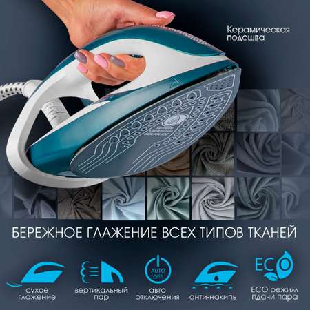 Электрический парогенератор ENDEVER Delta-500 мощный и удобный прибор для глажки и отпаривания с гарантией 24 месяца