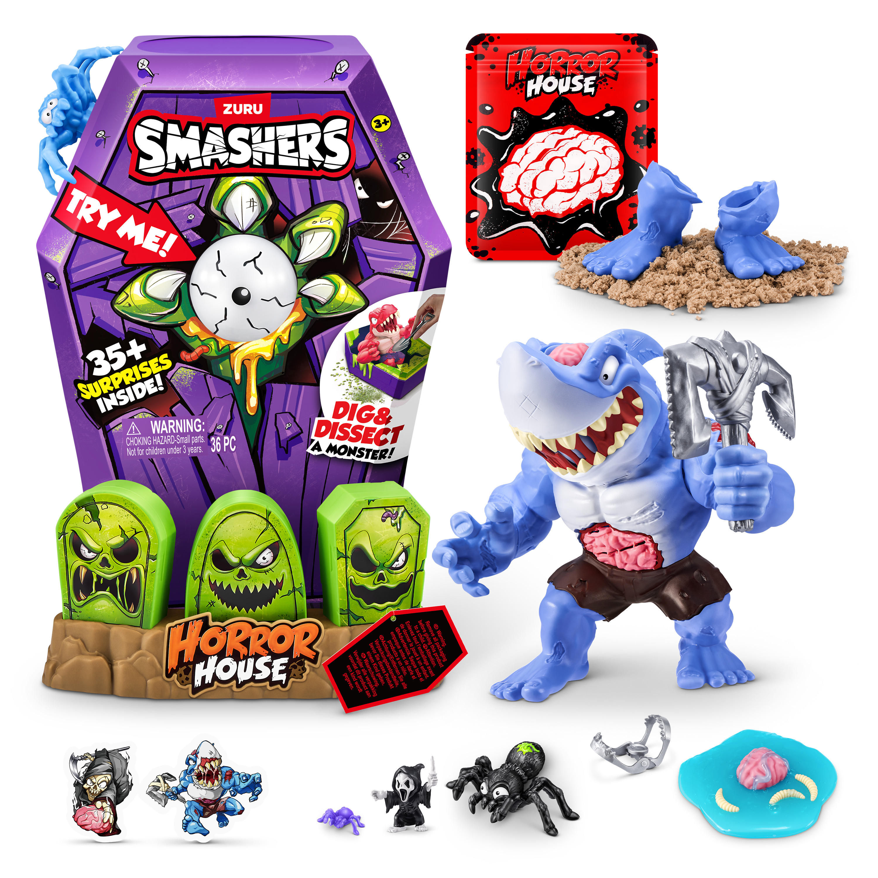 Игровой набор Zuru Smashers Дом Ужасов большой - фото 13