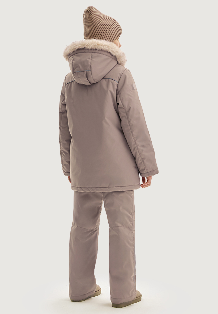 Куртка и полукомбинезон NIKASTYLE 7з7225 какао - фото 3