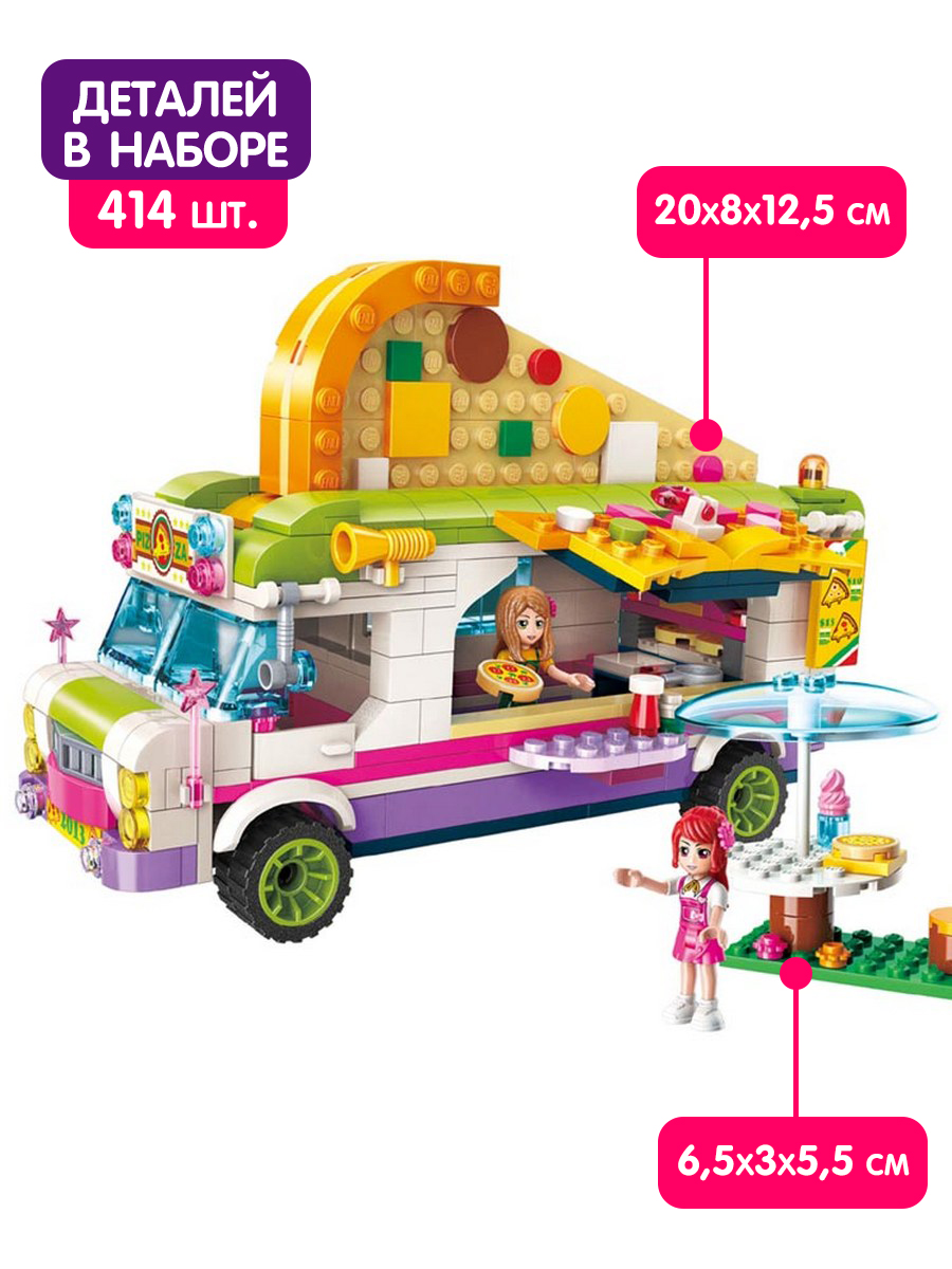 Конструктор QMAN Кафе 414 дет. - фото 1