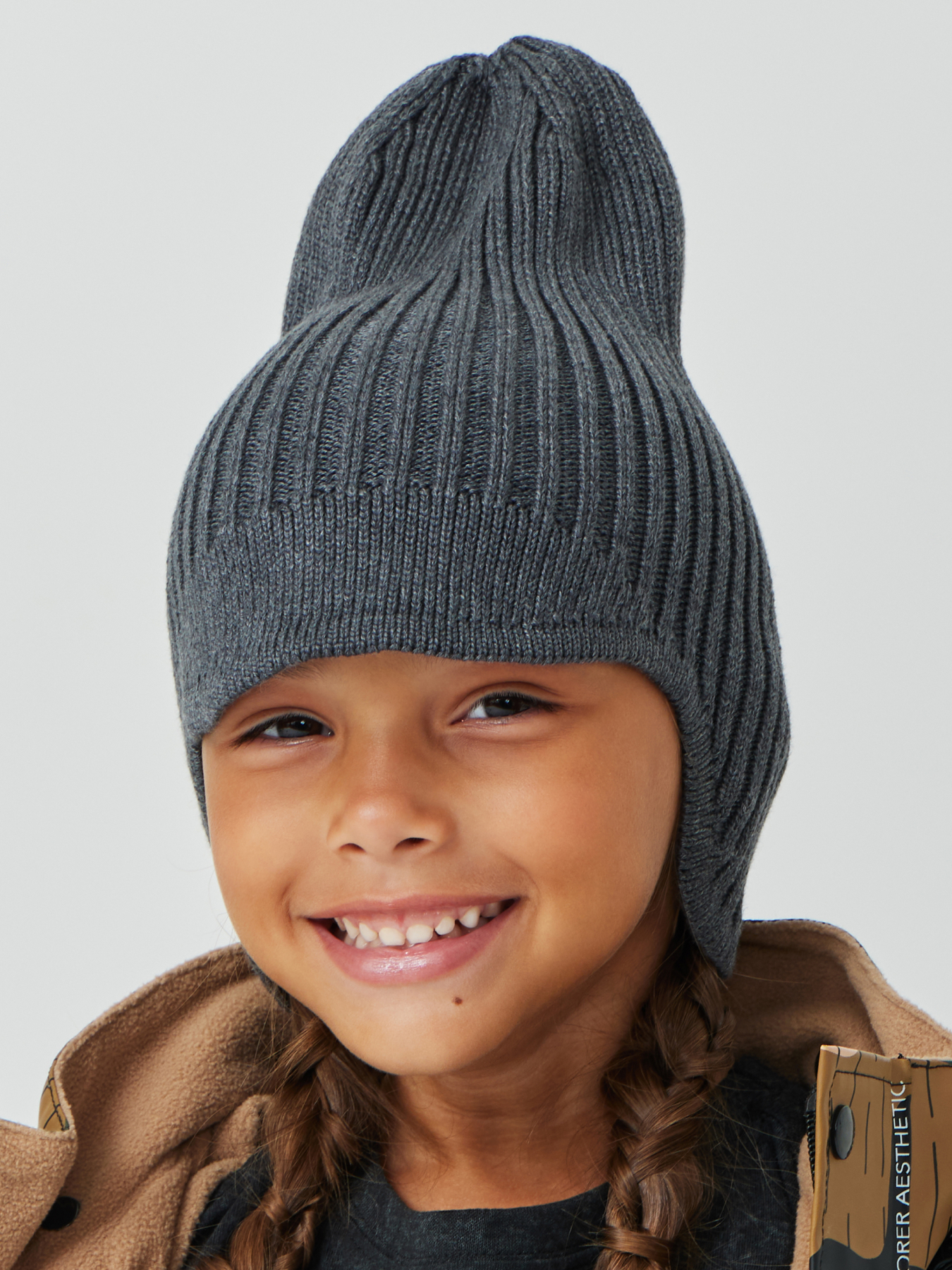 Шапка Happy Baby 88553_dark-grey - фото 1