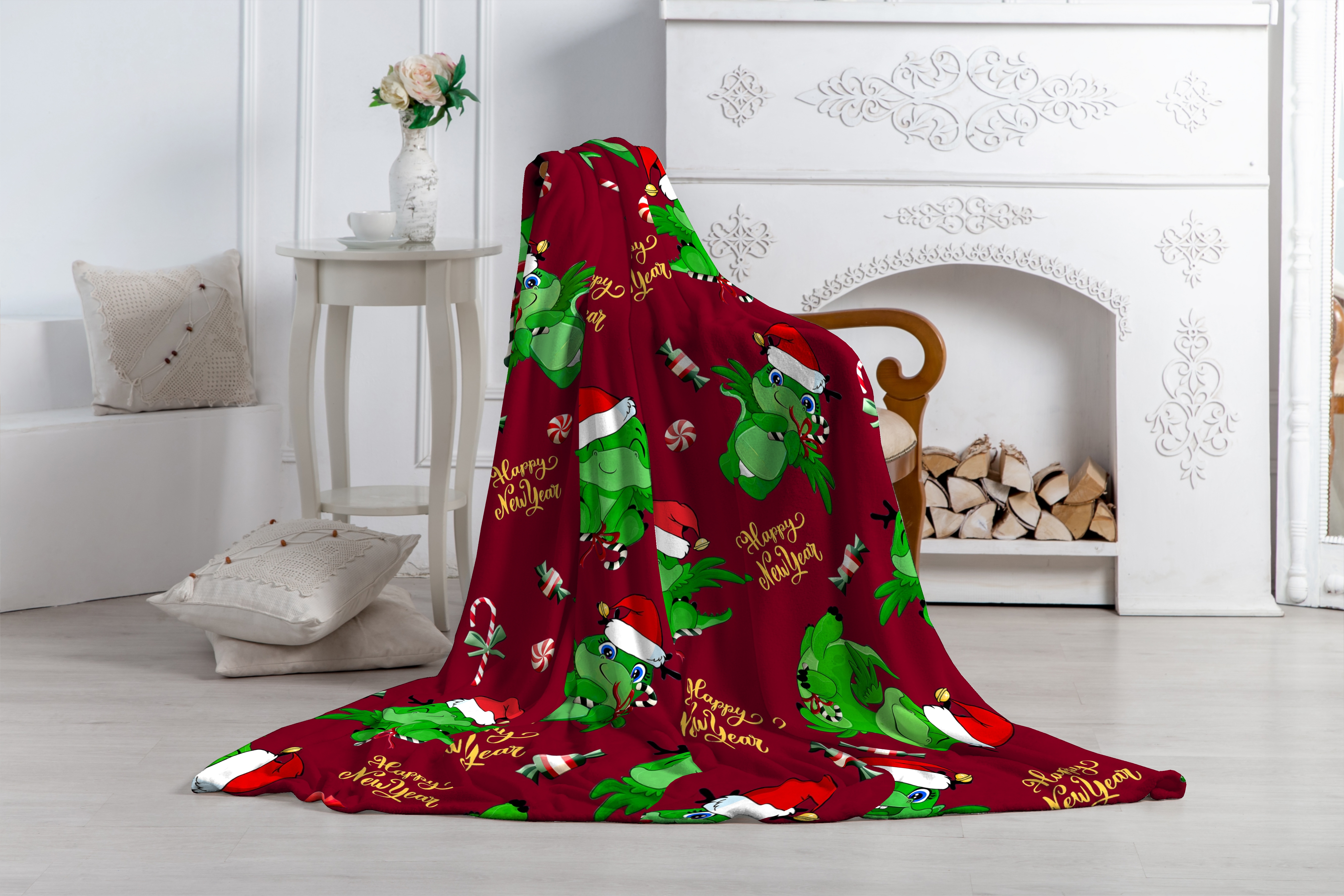 Плед PAVLine Дракоши 150 x 200 см велсофт - фото 5