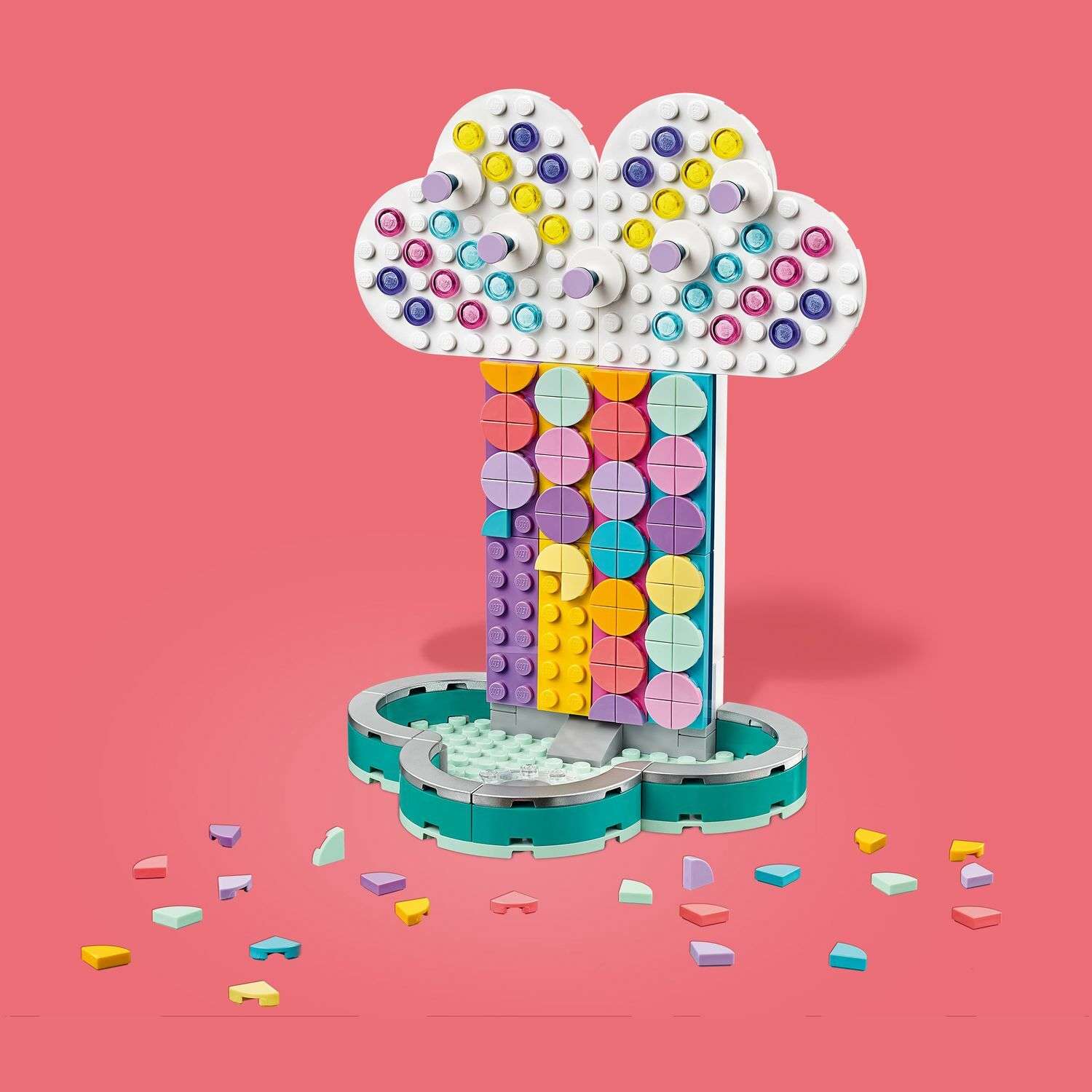 Конструктор LEGO DOTS Подставка для украшений Радуга - фото 9