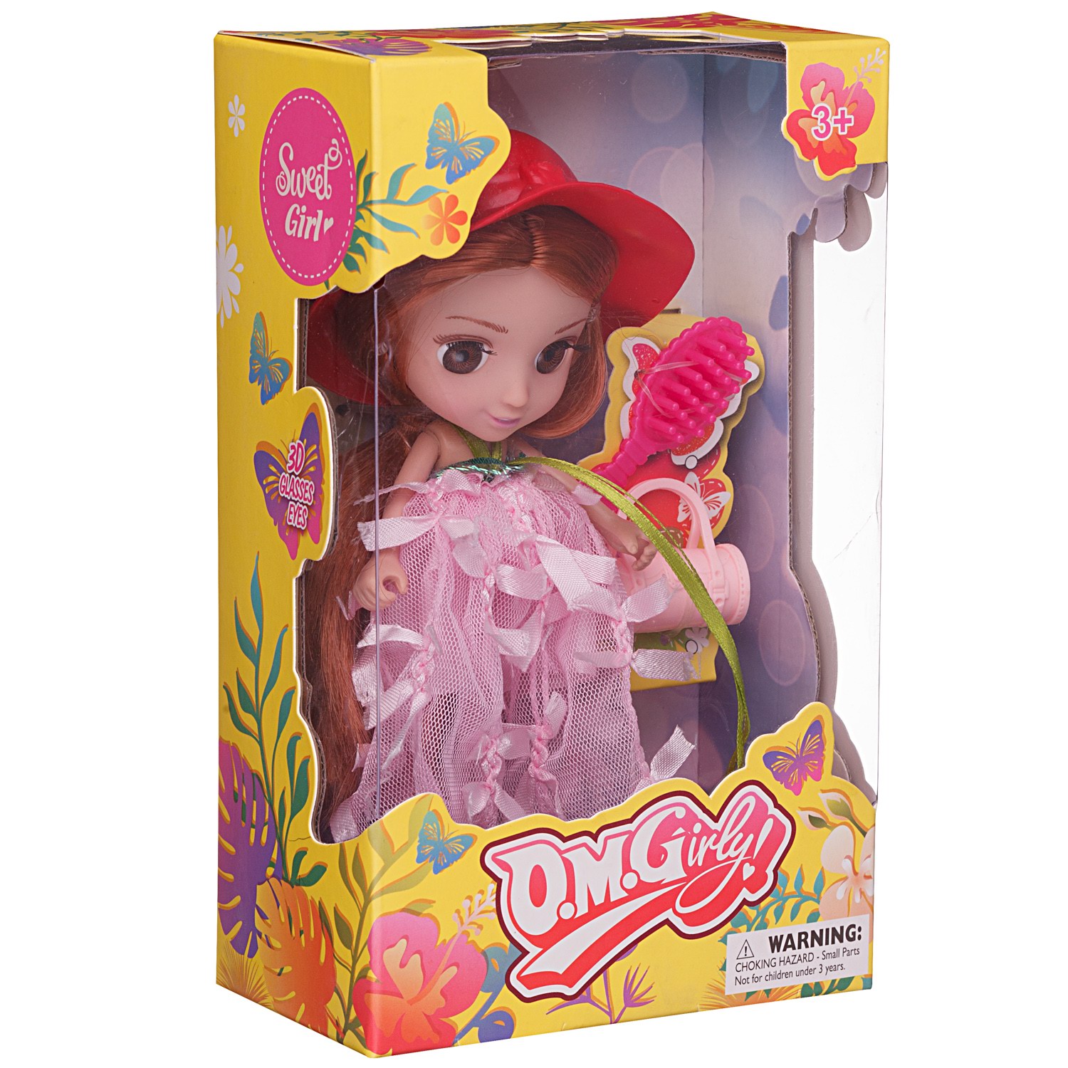 Кукла мини Abtoys 65004/розовое - фото 3