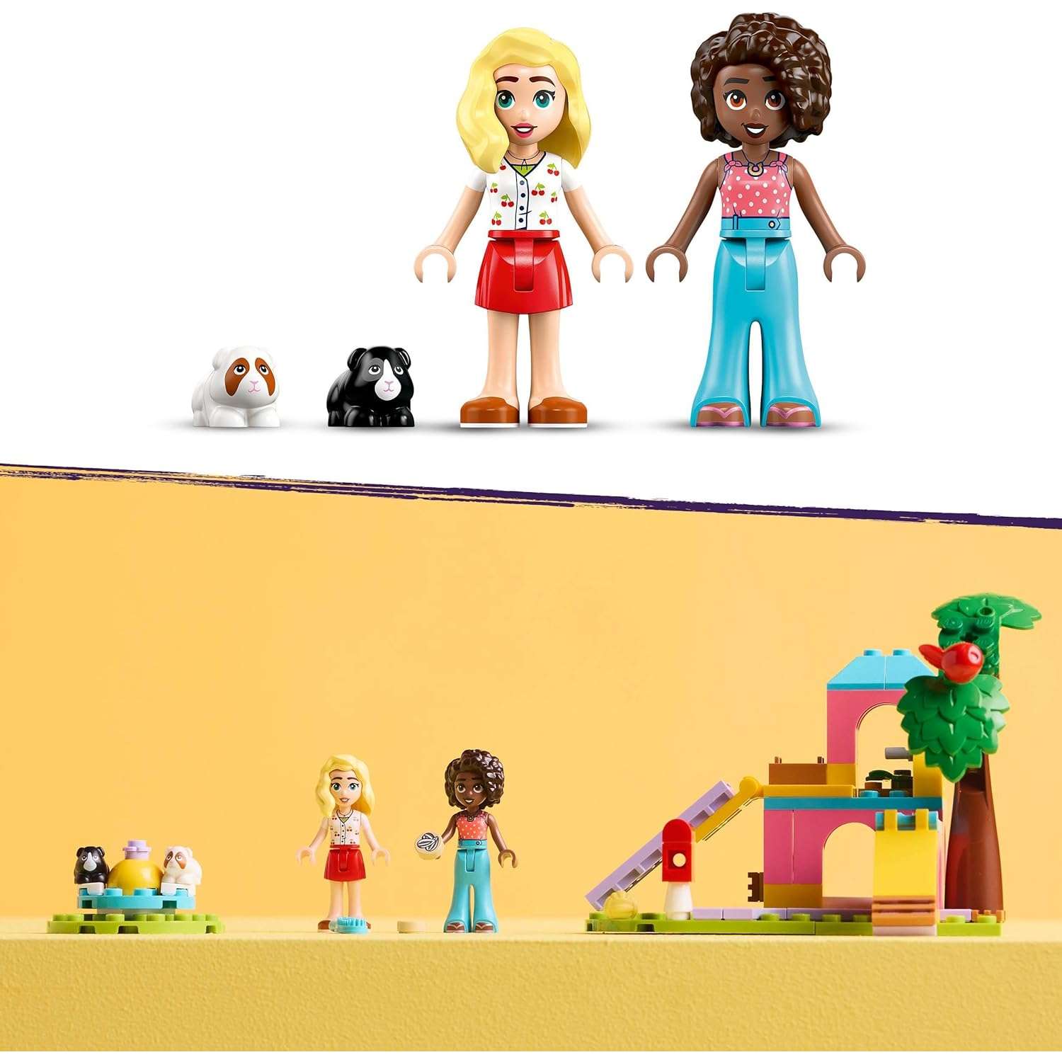 Конструктор LEGO Friends Площадка морских свинок 86 дет. - фото 6