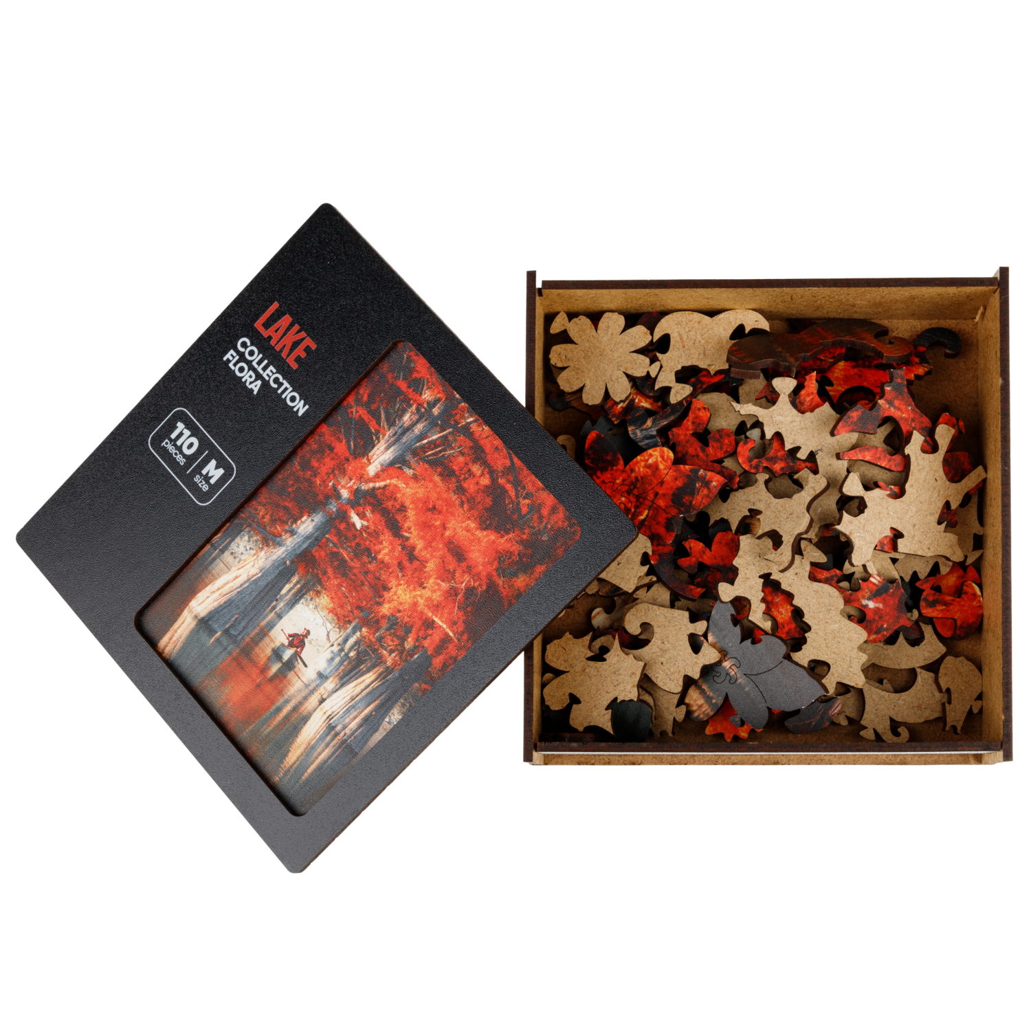 Пазл 1TOY Озеро 110 штук деревянный - фото 6