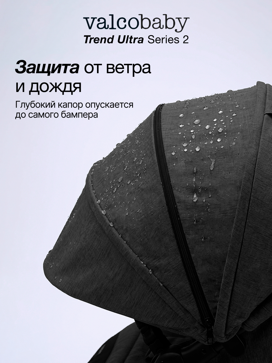 Коляска прогулочная для двойни Valco baby Duo Trend серия 2 черный - фото 5
