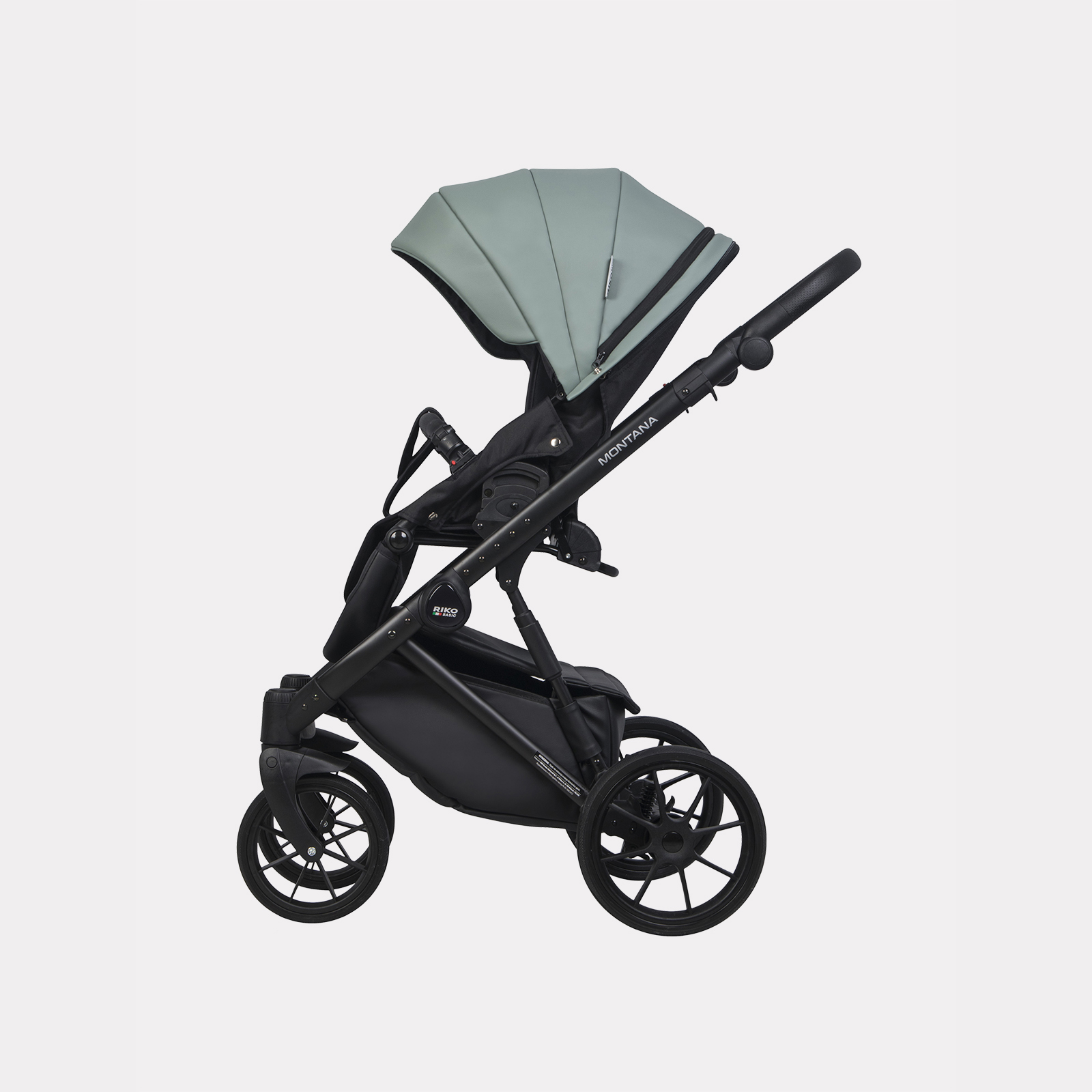 Коляска 2в1 Riko Basic Montana Ecco серый - фото 8