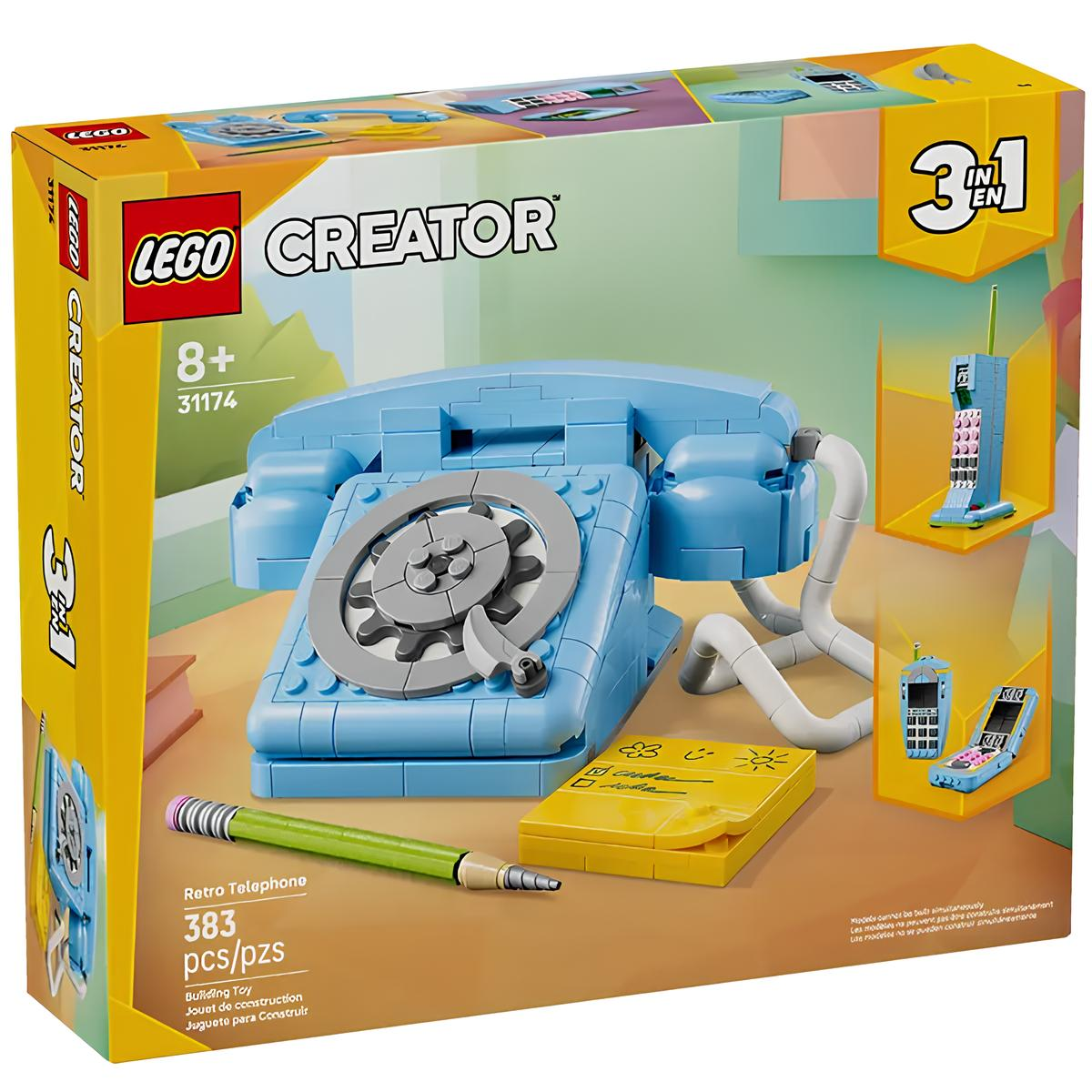 Конструктор LEGO Creator Ретро-телефон 31174 383 дет. - фото 8