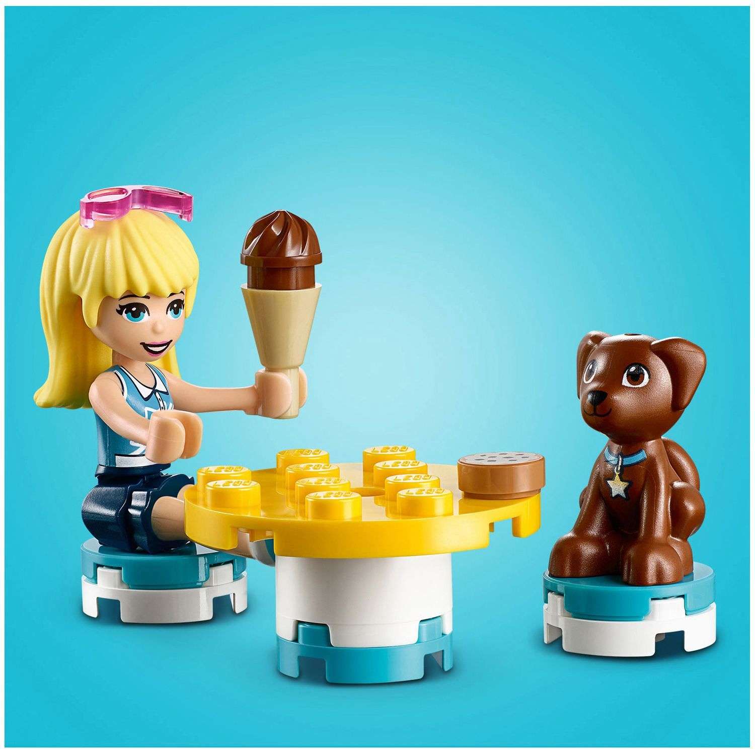 Конструктор LEGO Friends Тележка с мороженым блочный - фото 11