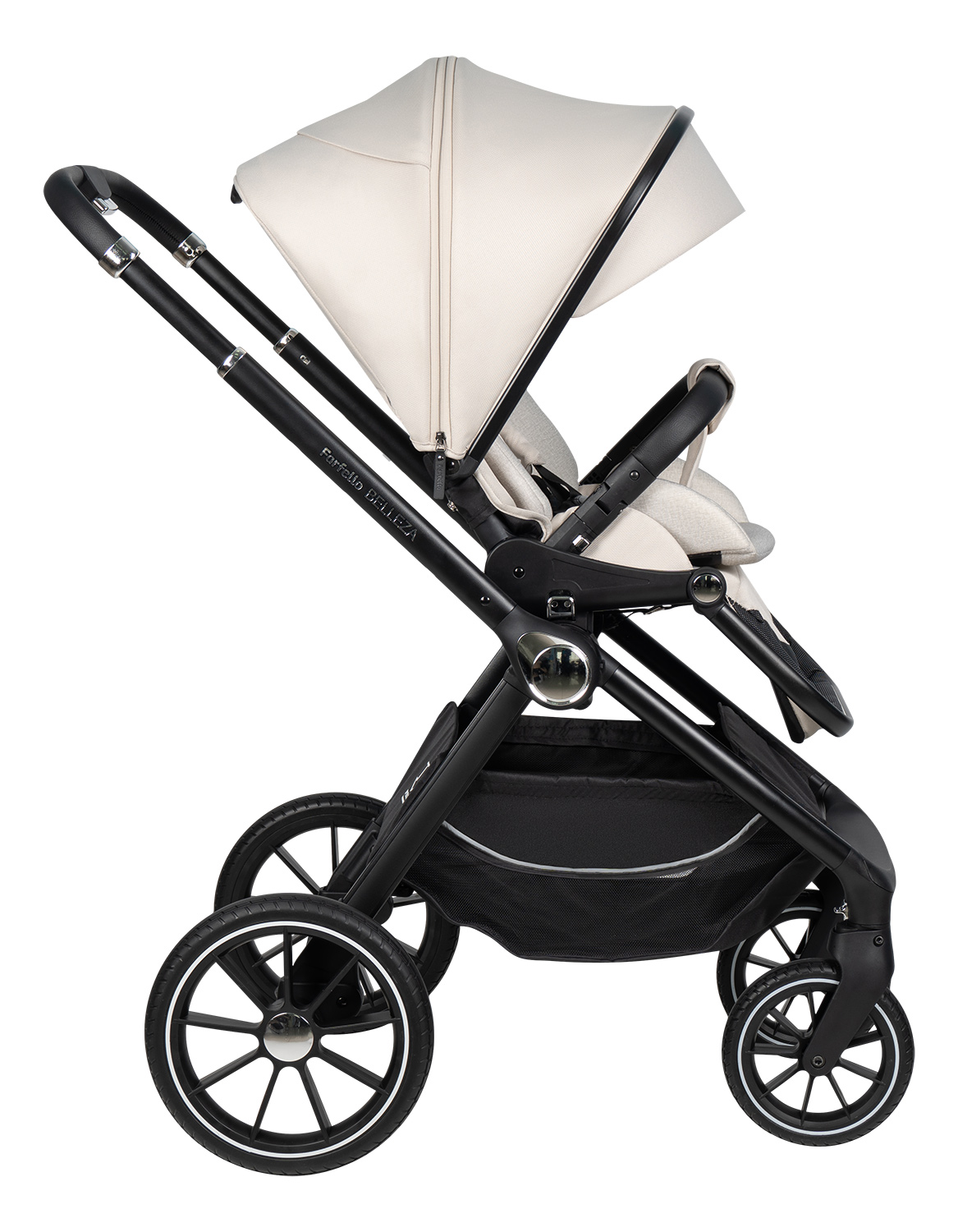 Коляска 3в1 Farfello Belleza бежевый - фото 21