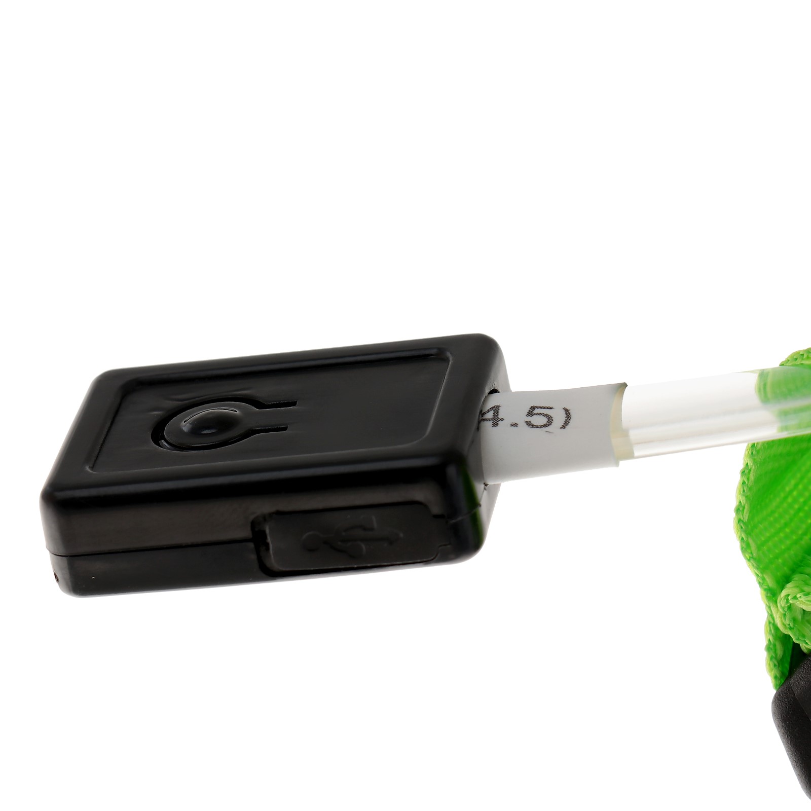 Ошейник Пижон с подсветкой зарядка от USB до 58 см 3 режима свечения зелёный - фото 5