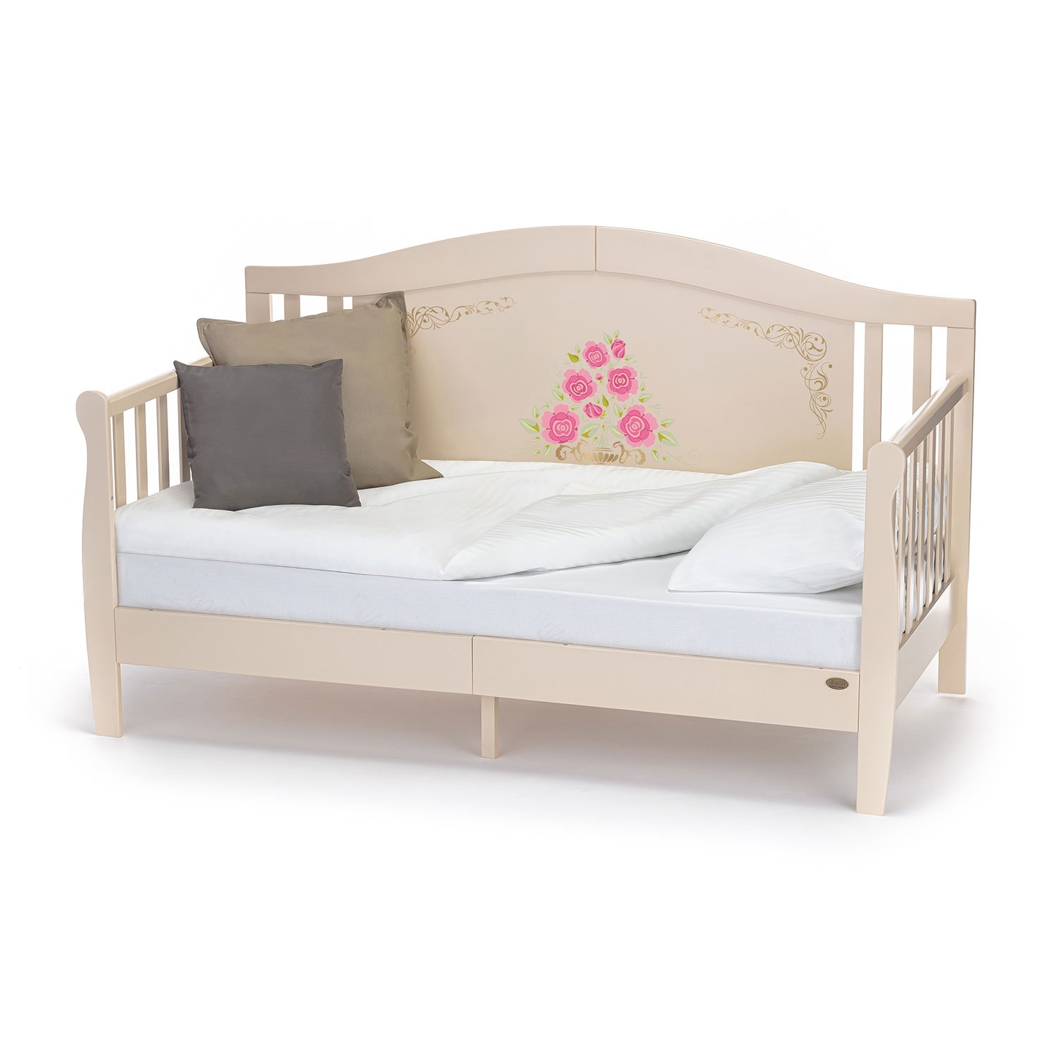 Кровать подростковая Nuovita Stanzione Verona Div Rose (слоновая кость) - фото 6