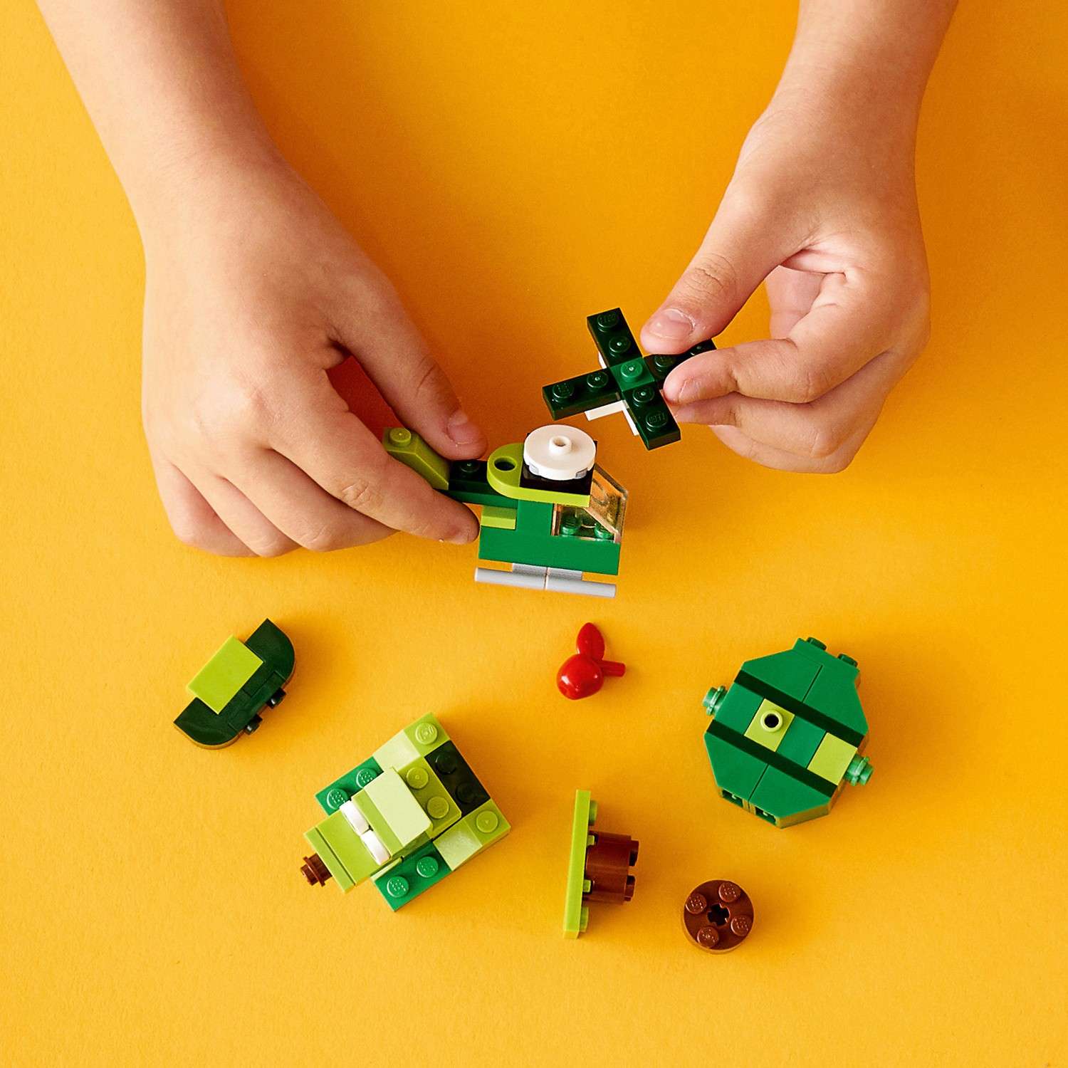 Конструктор LEGO Classic Creative Green Bricks блочный - фото 14