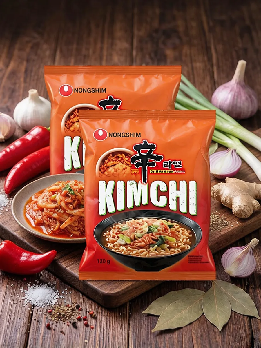 Лапша быстрого приготовления Nongshim кимчи - фото 1
