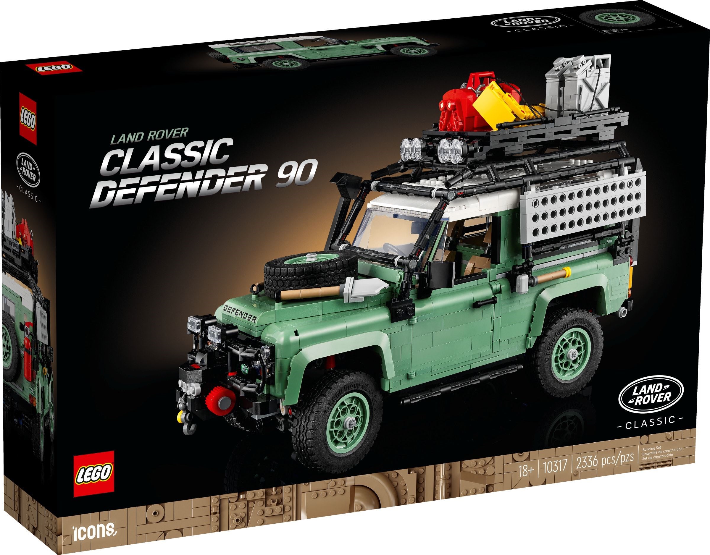 Изображение товара Конструктор LEGO Icons Внедорожник Land Rover Defender 90 10317