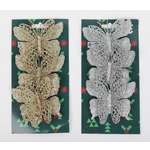 Набор бабочек декоративных ё 3шт в ассортименте