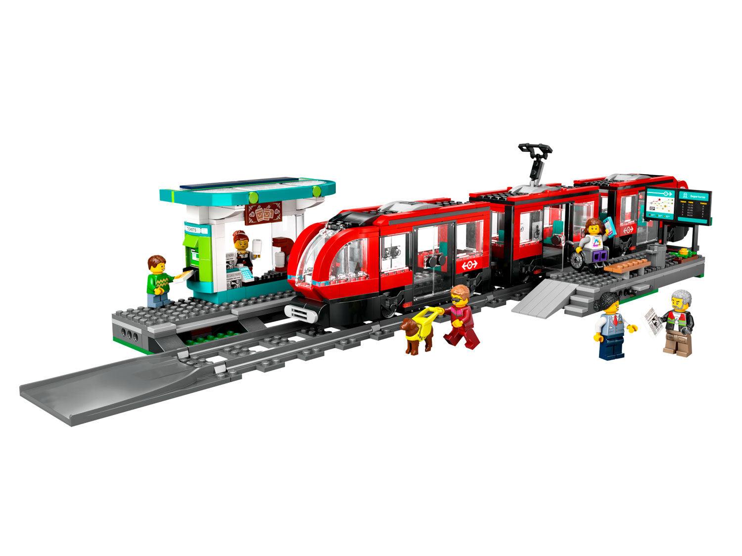 Конструктор LEGO City Трамвай и остановка 811 дет. - фото 3