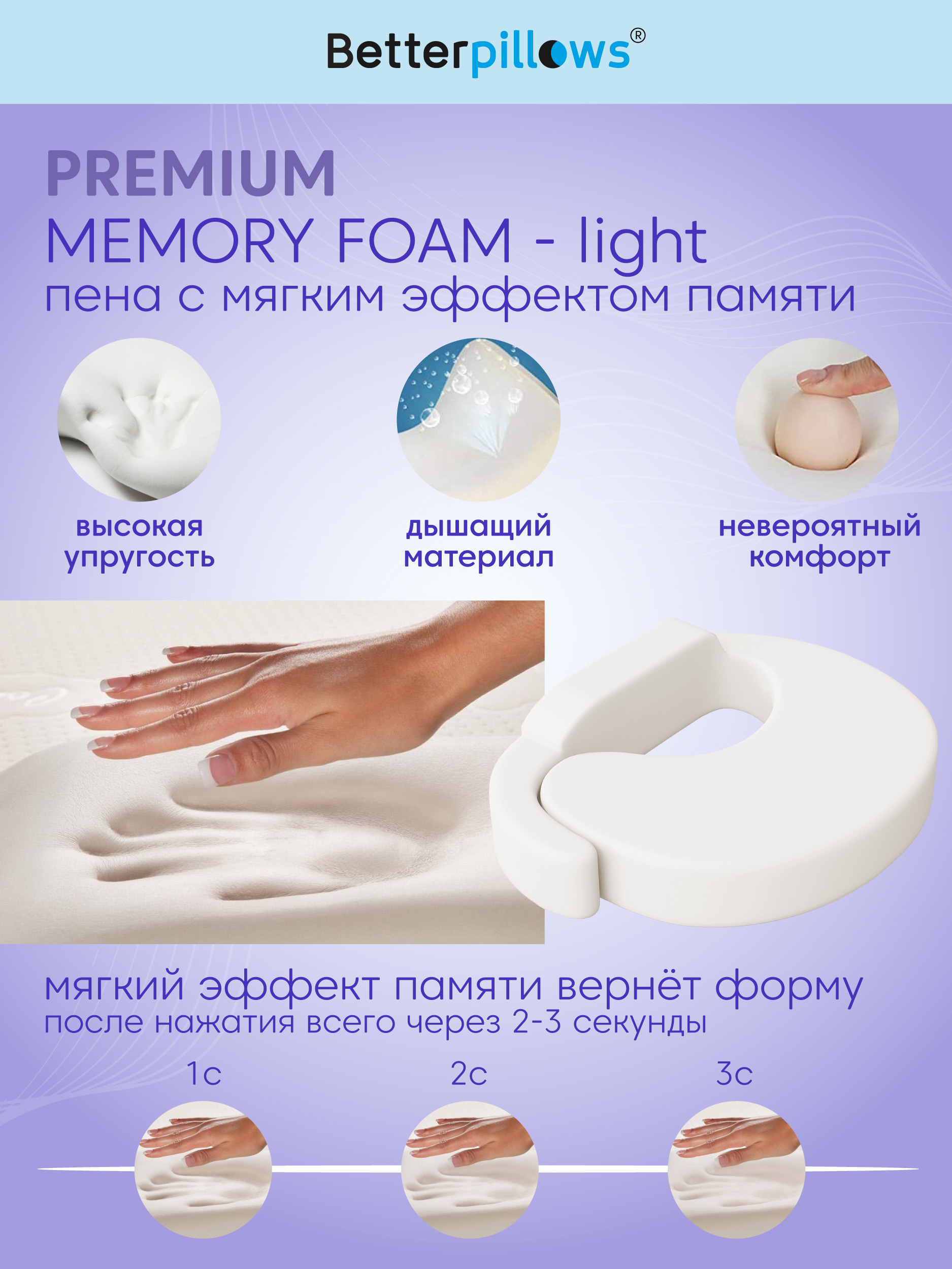 Подушка для кормления Betterpillows 40 x 60 см - фото 10