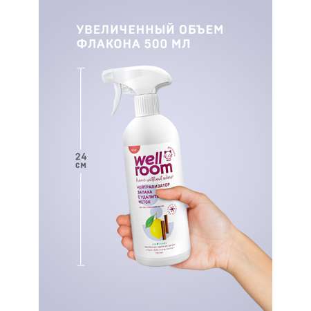 Нейтрализатор запаха кошки Wellroom против меток Корица-цитрус 500мл