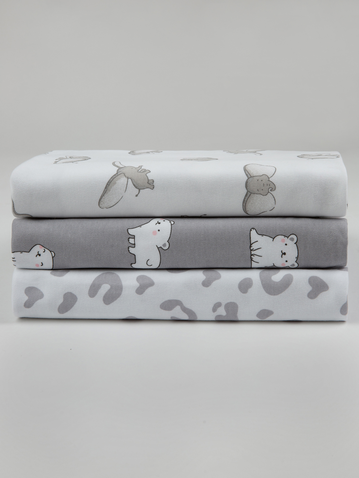 Пелёнка inlovery трикотаж 85х100 см 3 шт. - фото 3