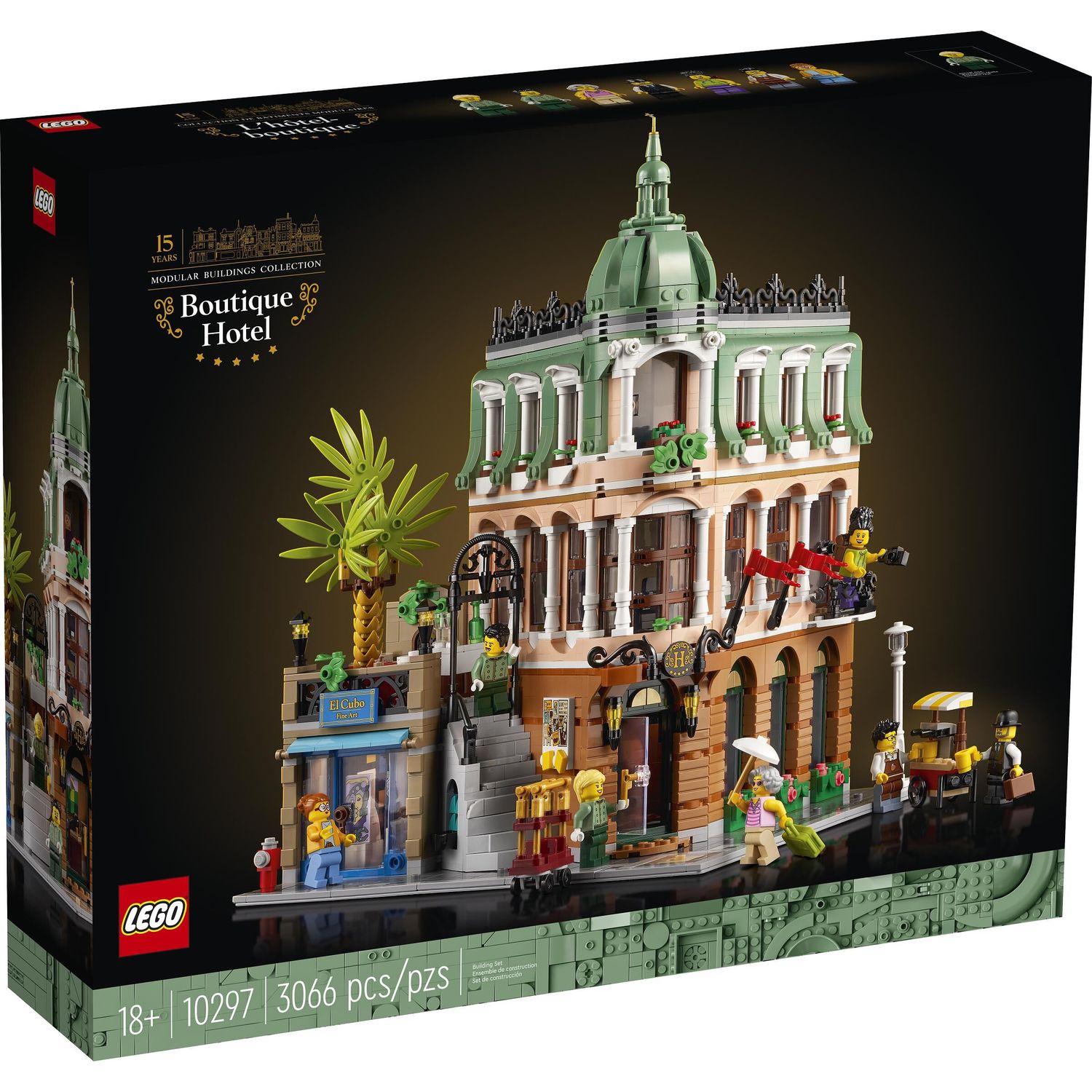 Конструктор LEGO Icons Бутик-отель блочный - фото 2