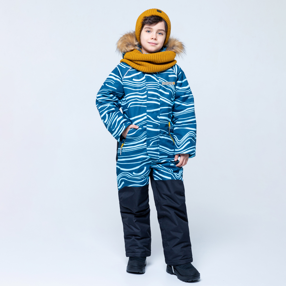Комбинезон NIKASTYLE 8з1522 атлантик/бирюза - фото 1