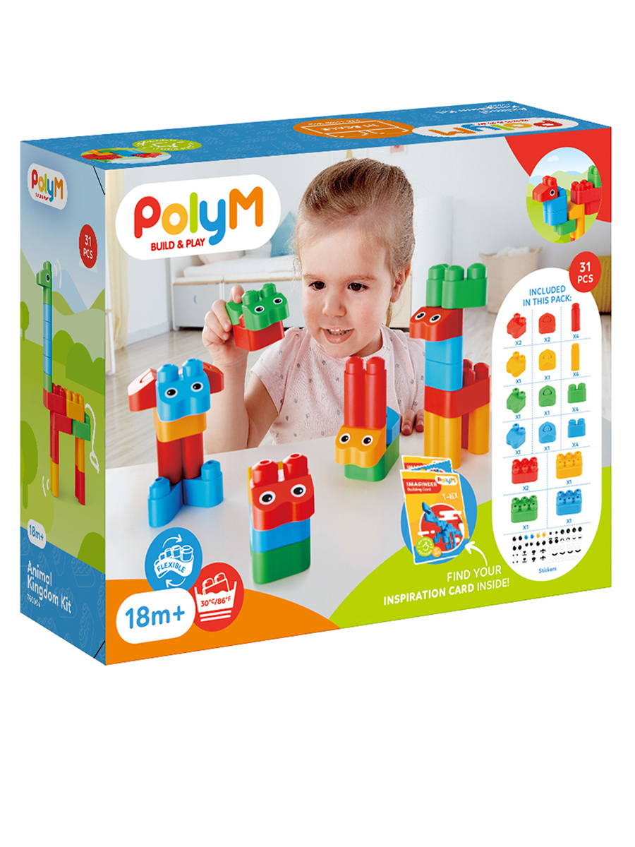 Конструктор Hape Царство животных 31 дет. - фото 6