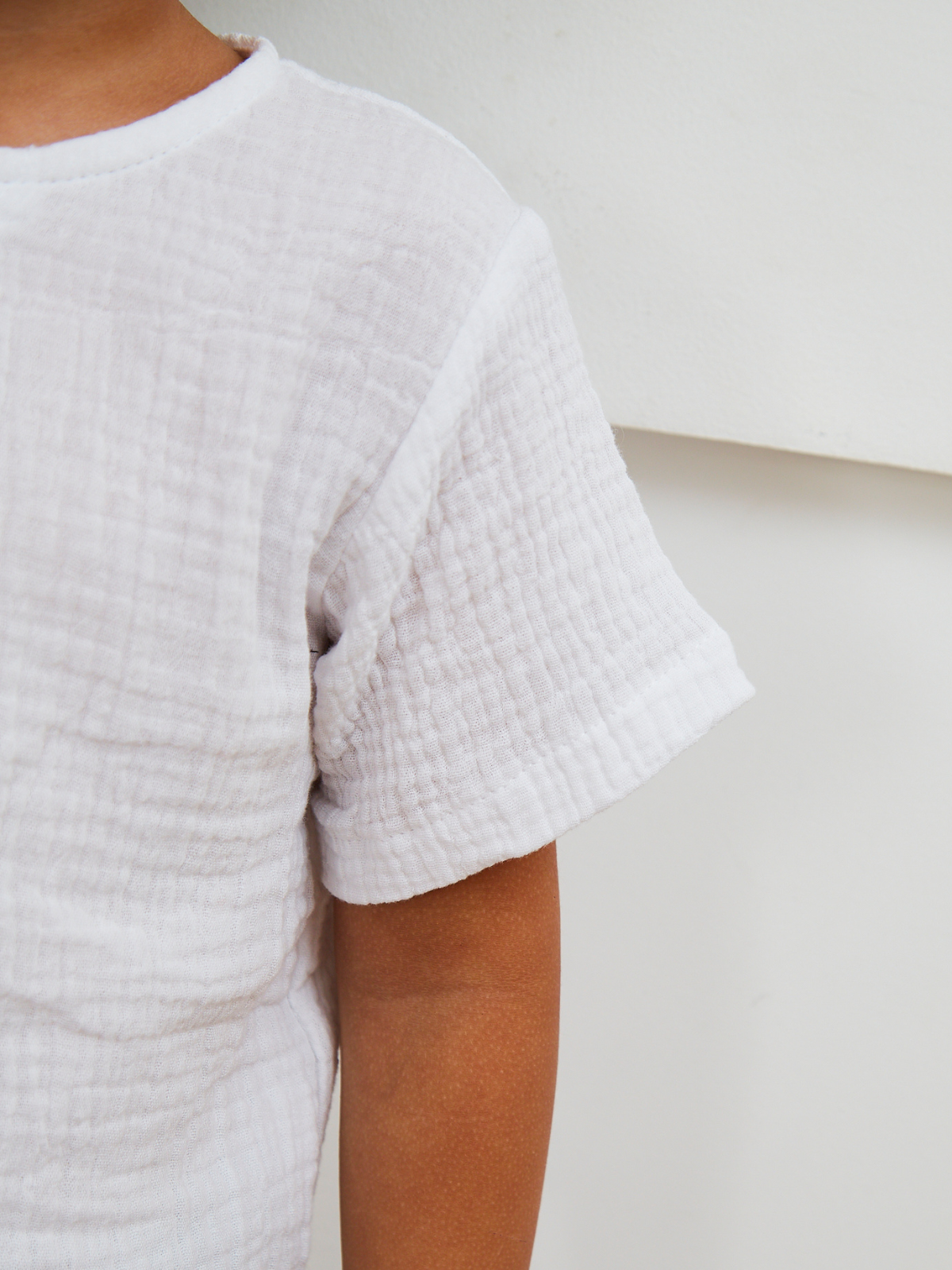 Рубашка MOUN футболка_муслин_белая - фото 12