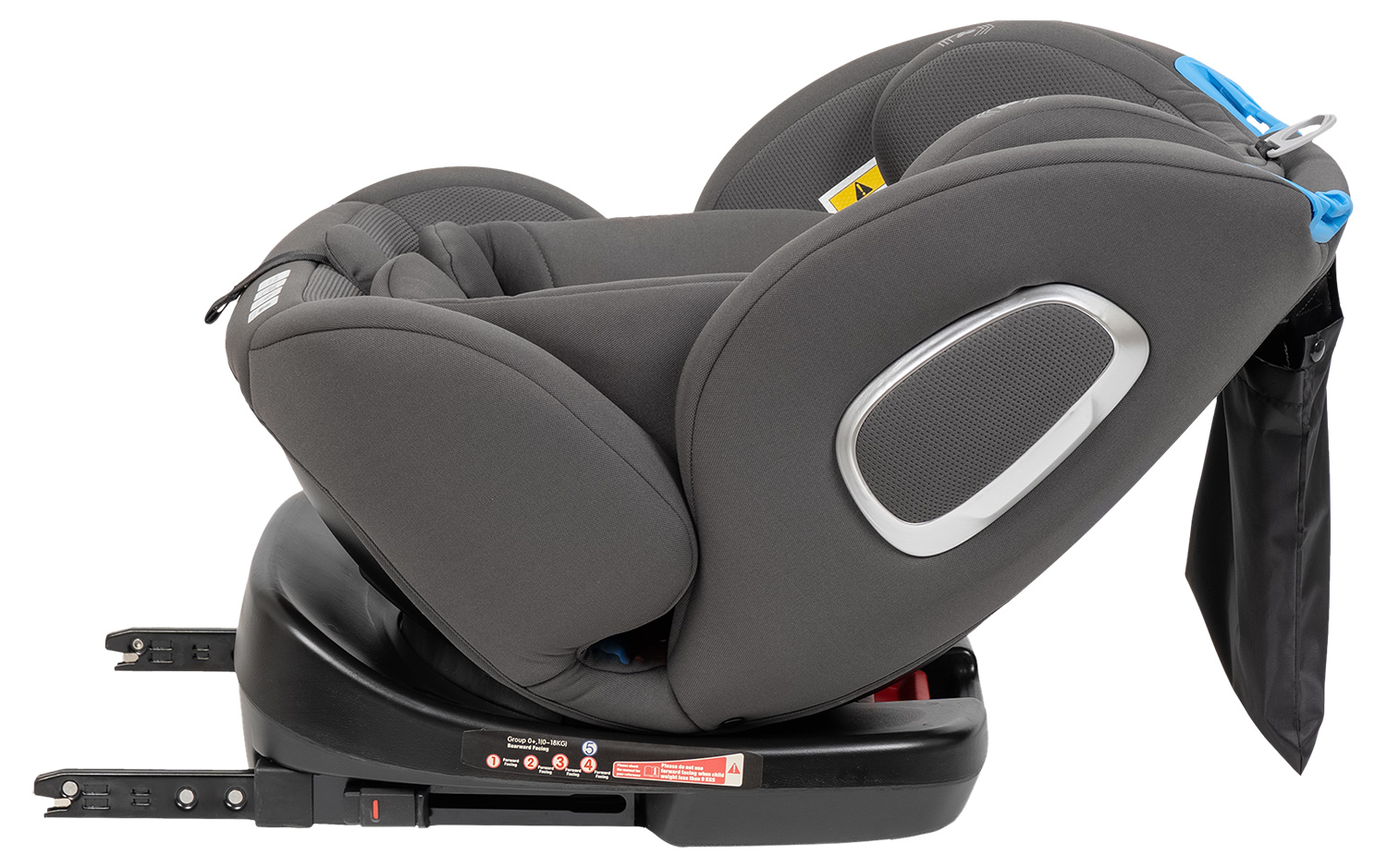 Автокресло Farfello YB102A Isofix 0+/1/2/3 (0-36 кг) серый - фото 19