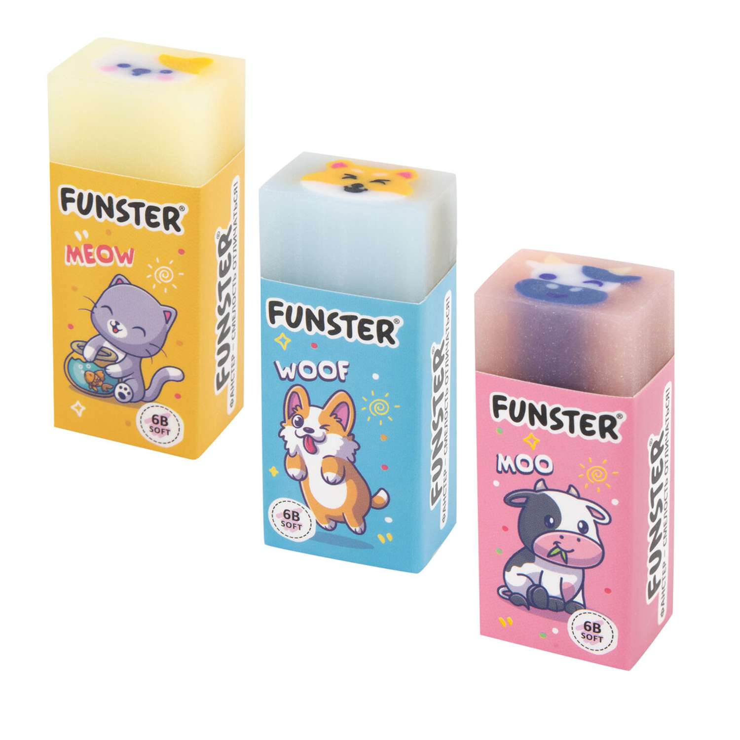 Ластик Funster Pets в ассортименте - фото 1