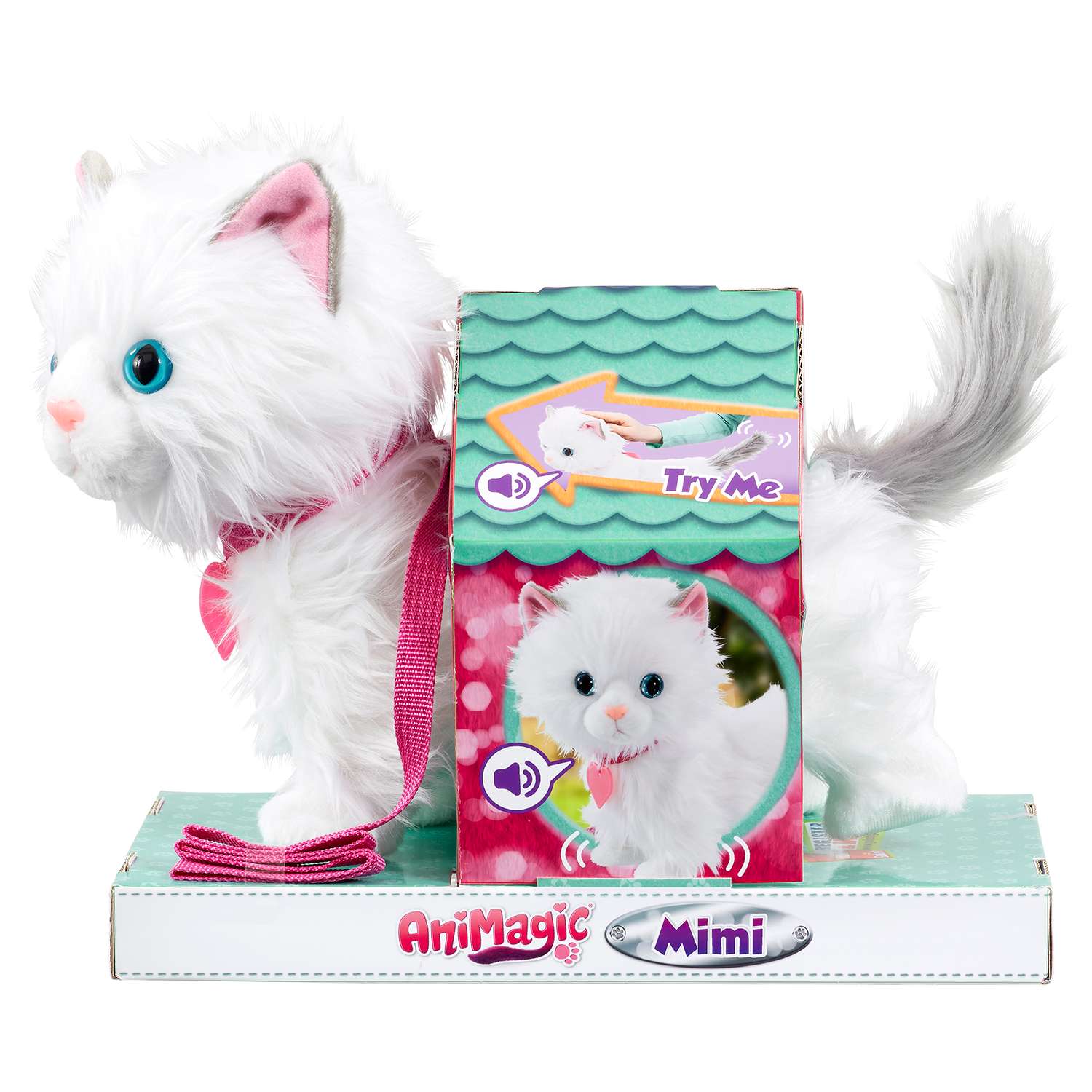 Игрушка мягкая ANIMAGIC котик - фото 5
