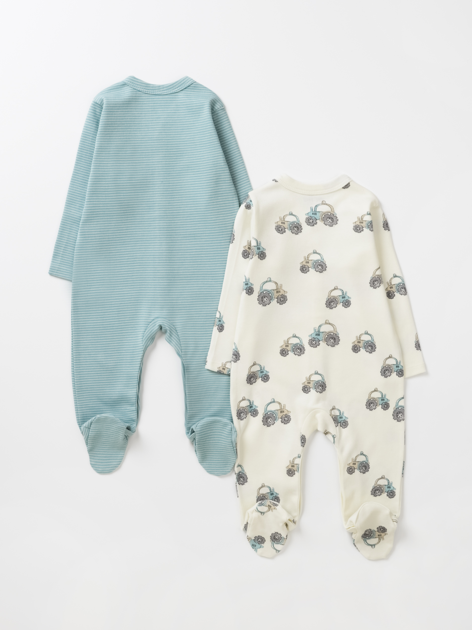 Комбинезон 2 шт artie S25B17K2-1492M/Молочный-бирюзовый - фото 2